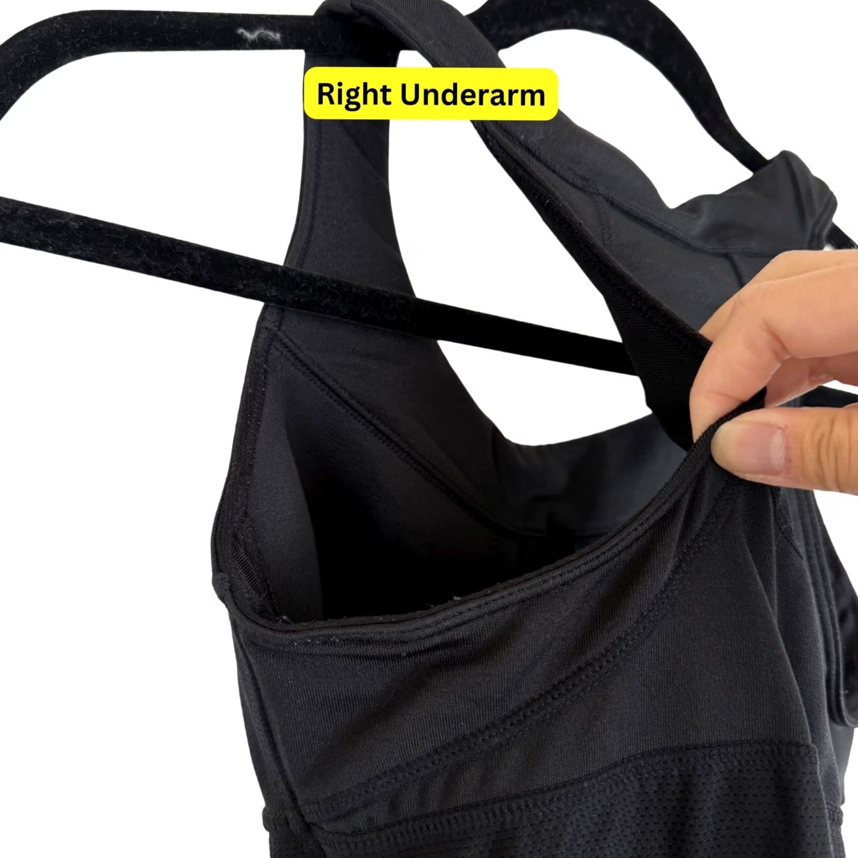 Athleta VINTAGE Athleta Black Built-In Shelf Bra Tank Top w/ Ball Pockets Tennis/Golf Workout-XS Size XS / US 0-2 / IT 36-38 - 4 Thumbnail