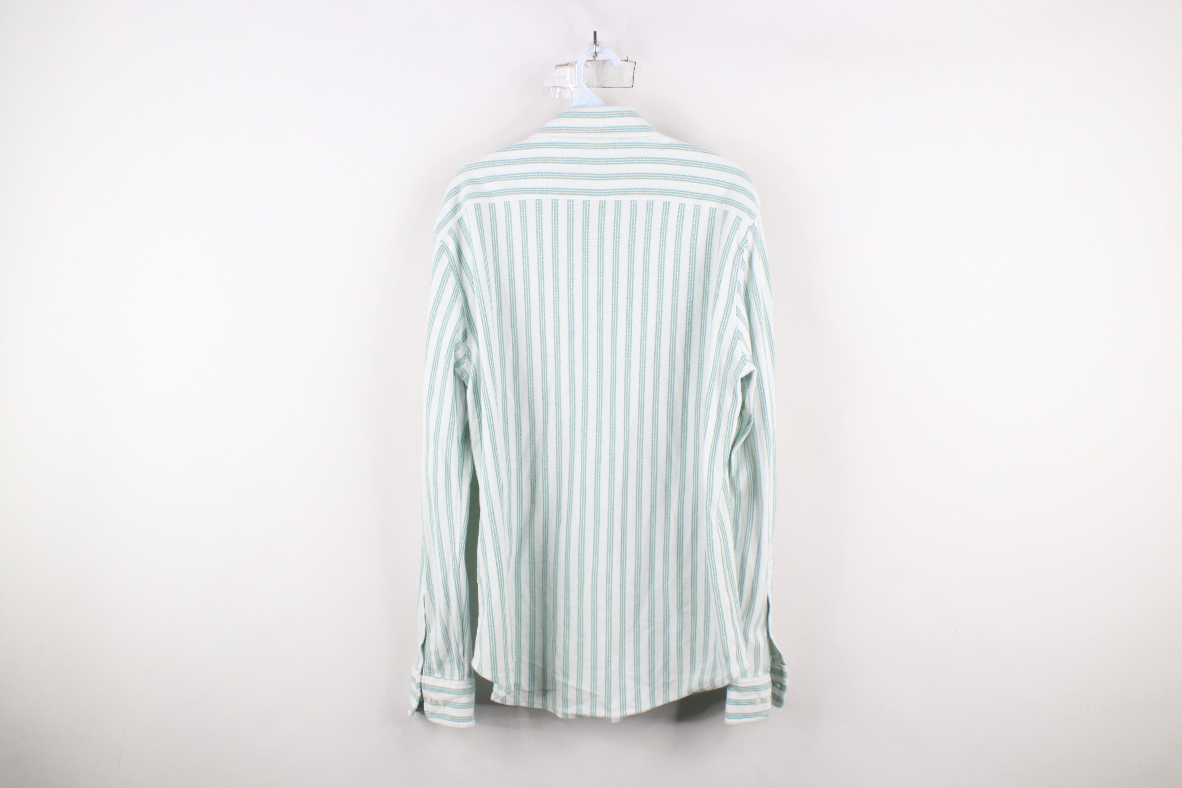 Bonobos × Vintage Bonobos Fit Striped Knit Collared Button Down Shirt Cotton Size US M / EU 48-50 / 2 - 10 Thumbnail
