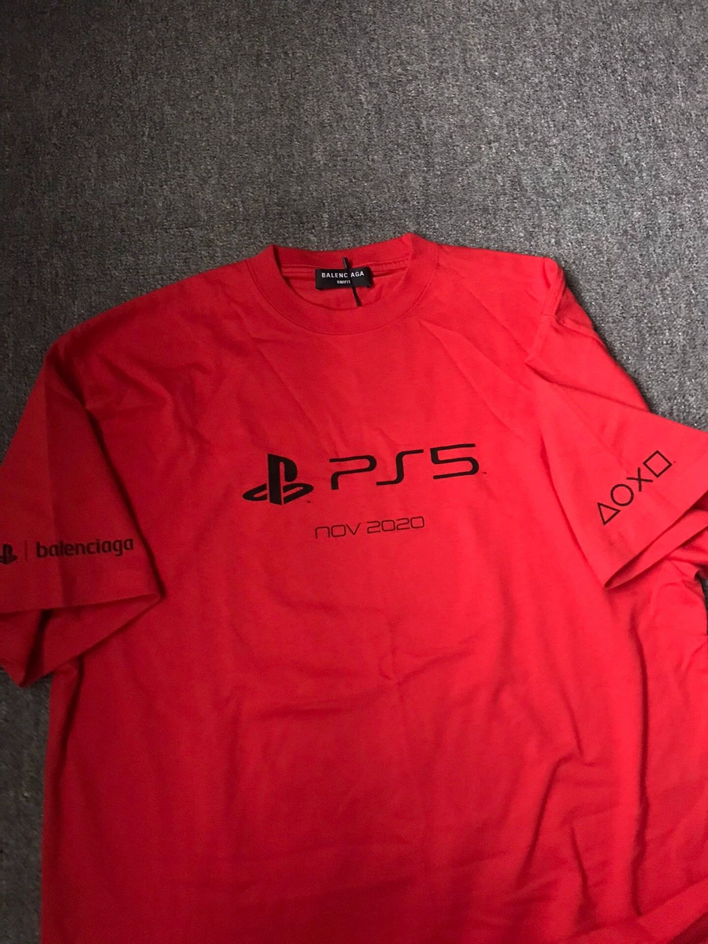 Balenciaga Balenciaga x PlayStation OS Cotton SS Tee XXS Size US XXS / EU 40 - 5 Thumbnail