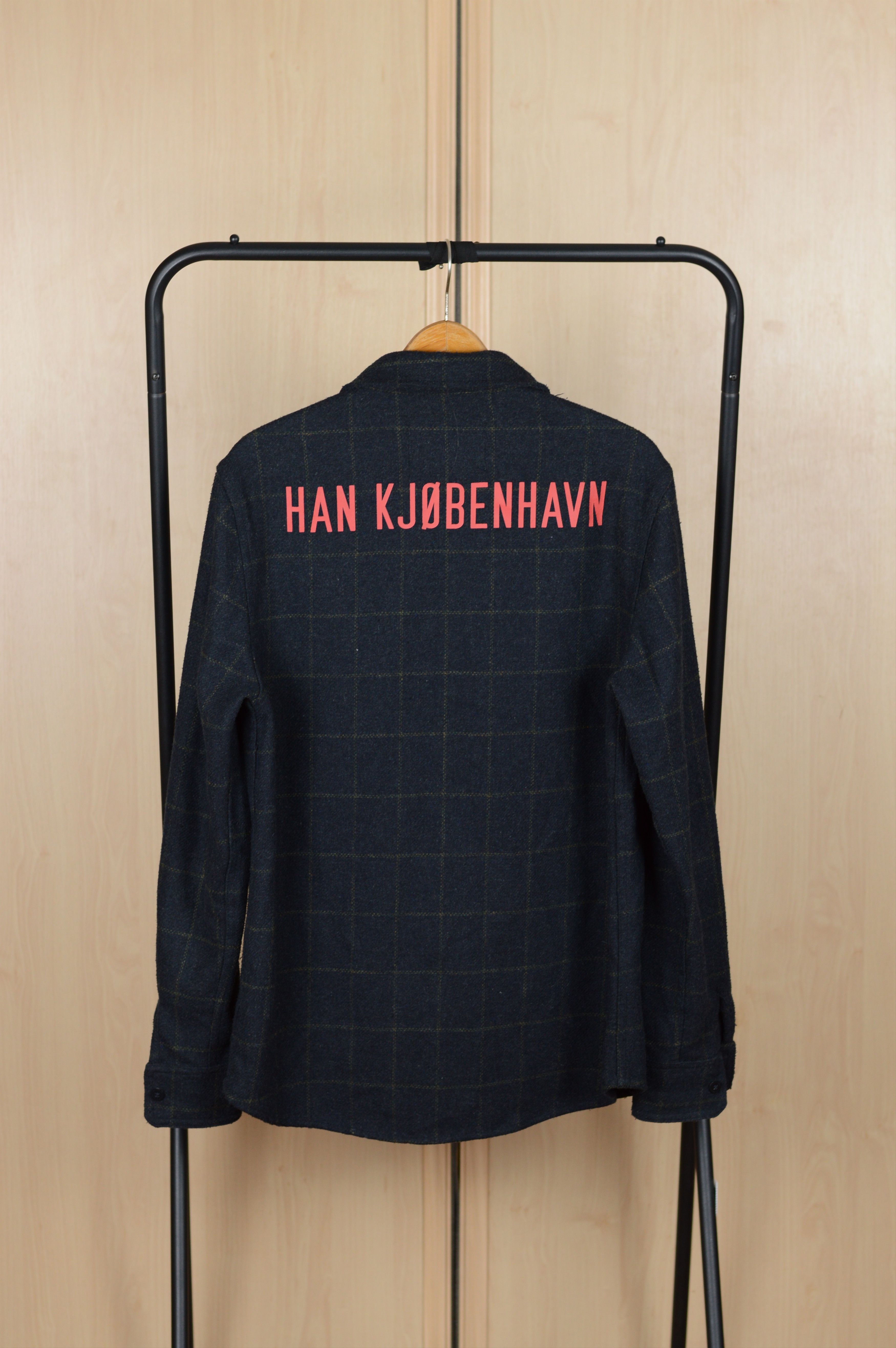 Han Kjobenhavn Han Kjobenhavn Garden Shirt Plaid Wool Size US L / EU 52-54 / 3 - 1 Thumbnail