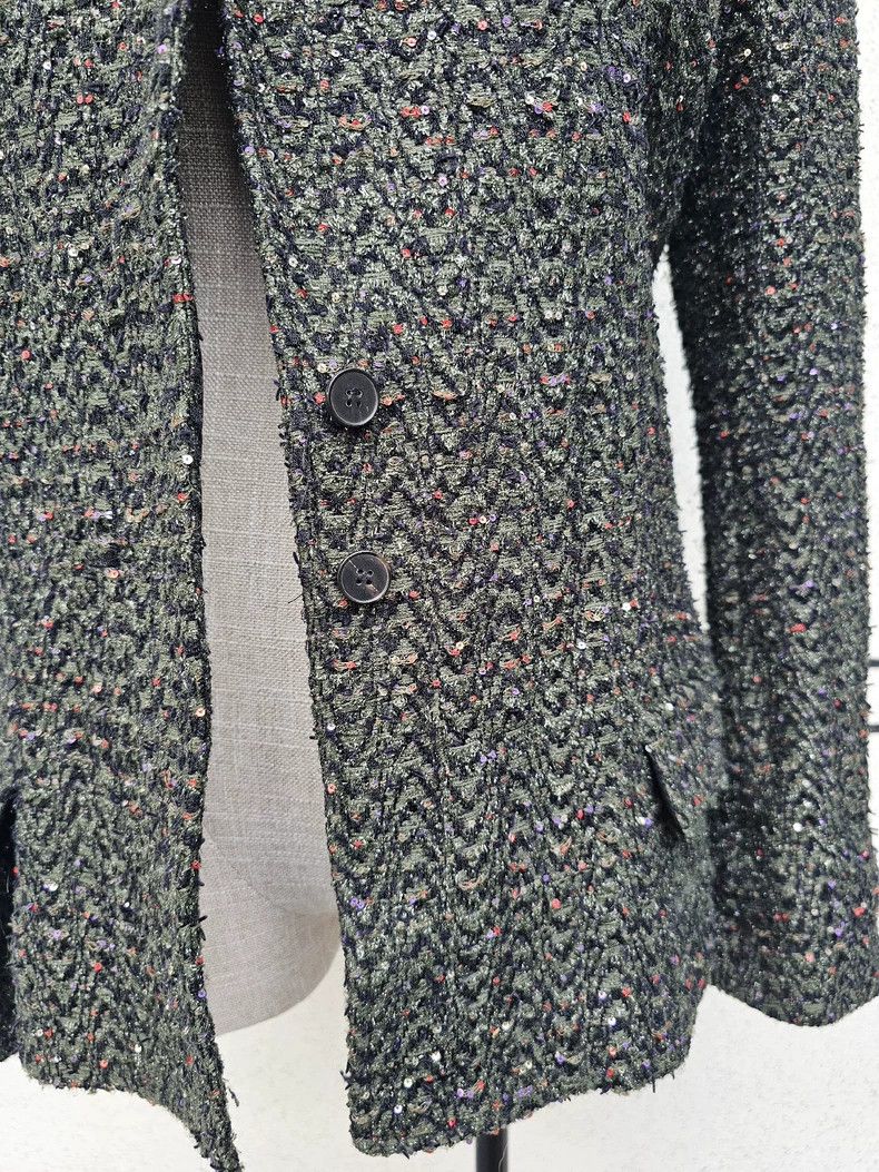 Haider Ackermann Haider Ackermann Women's tweed jacket Size M / US 6-8 / IT 42-44 - 6 Thumbnail