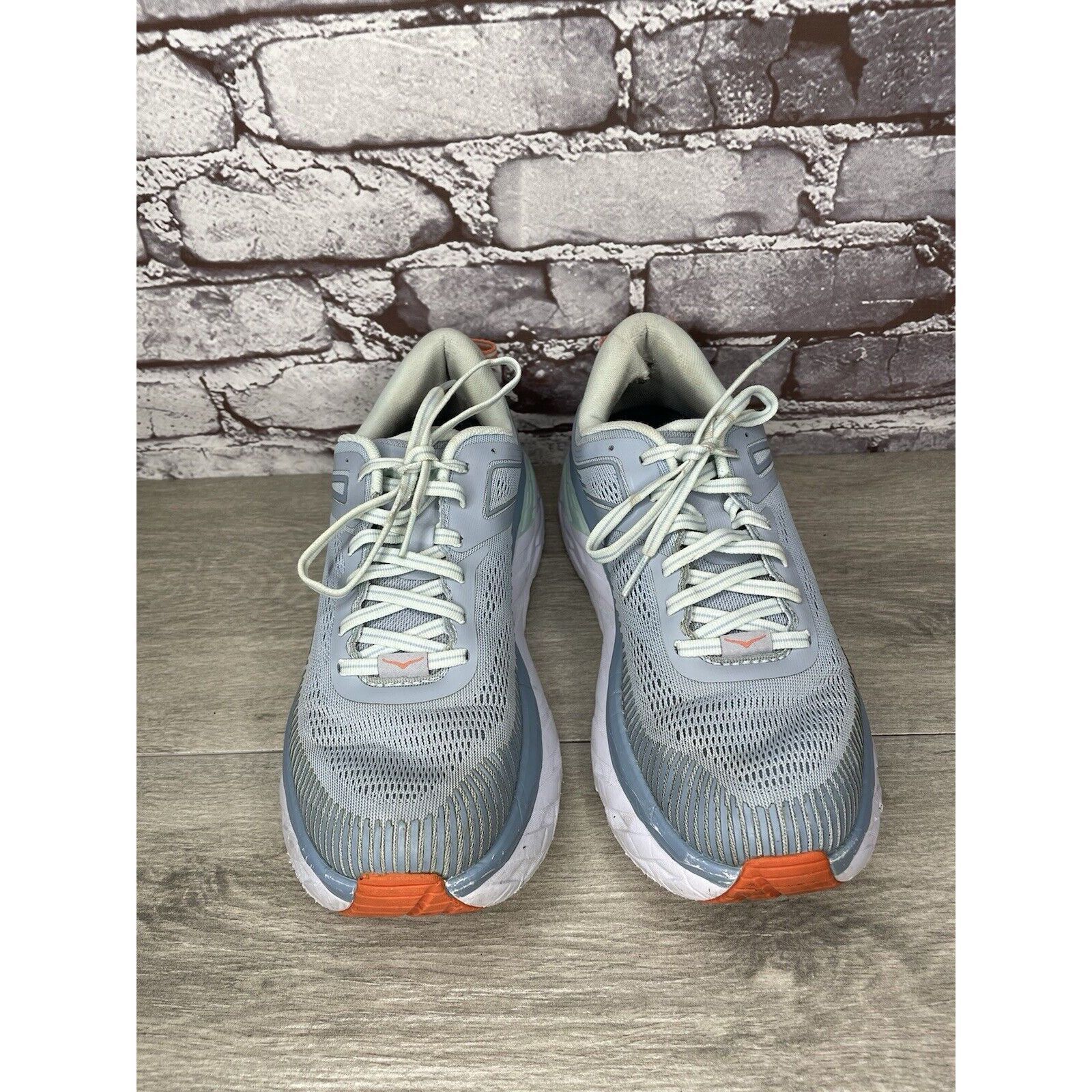 Hoka Hoka One One Bondi 7 1110519 Blue Synthetic Running Shoes Wo Size US 9 / IT 39 - 2 Thumbnail