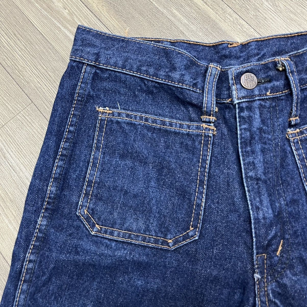 If Six Was Nine × Japanese Brand × Le Grande Bleu (L.G.B.) Vintage Big John Flared Jeans Bush Pants Style BootCut Denim Size US 27 - 6 Thumbnail