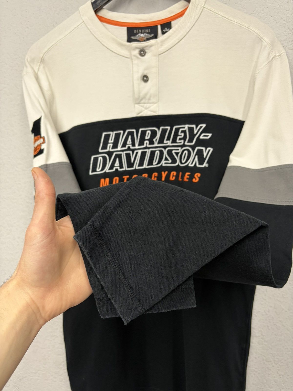 Harley Davidson Harley-Davidson Long Sleeve Tee Biker Graphic 90s–Y2K Moto Size US M / EU 48-50 / 2 - 6 Thumbnail