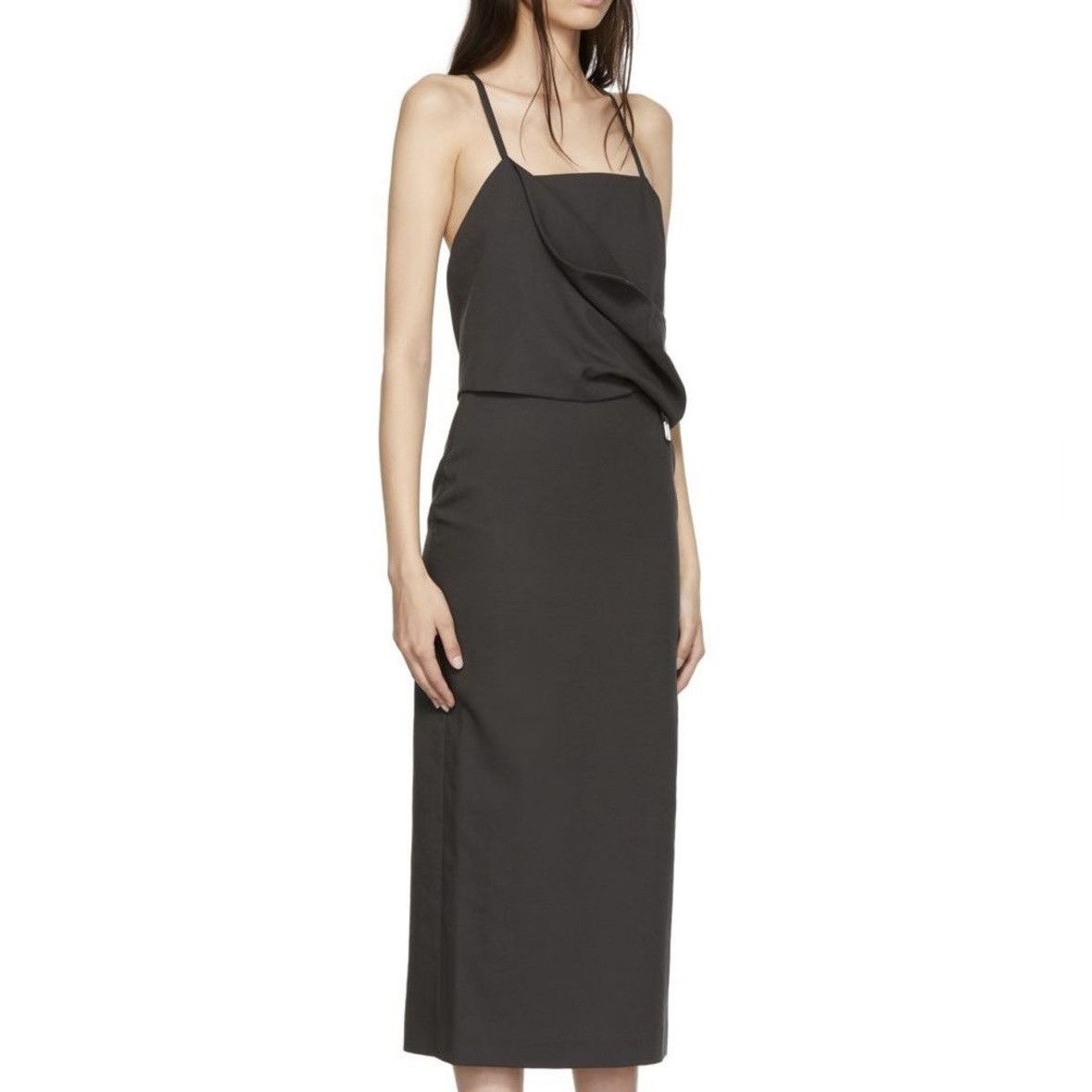 LOW CLASSIC LOW CLASSIC : Sleeveless Drape Dress Size S / US 4 / IT 40 - 2 Thumbnail