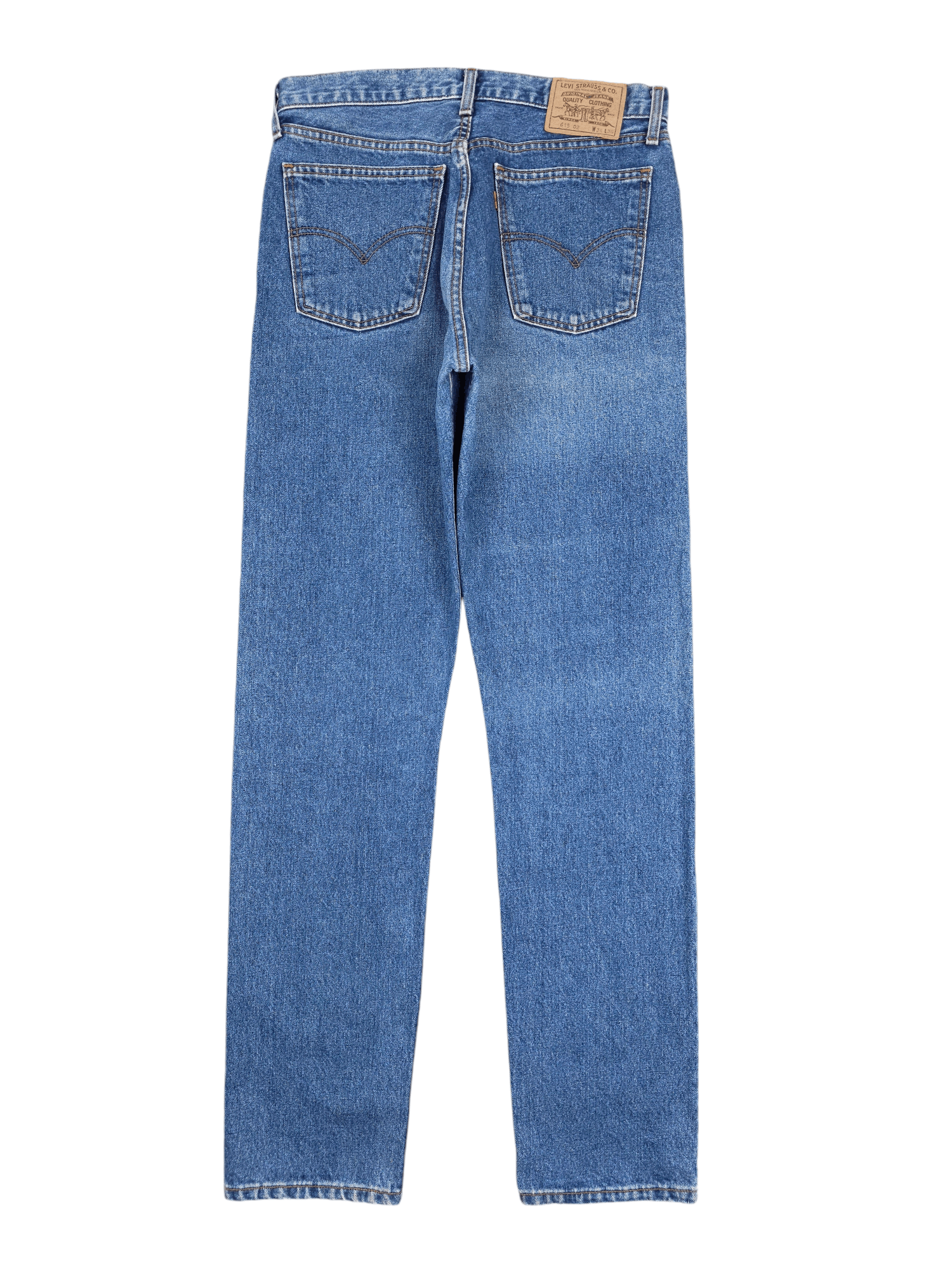 Levi's × Vintage 💎 34/36 Vintage 90's Levi's 615 Straight Jeans Y2K 501 505 Size US 34 / EU 50 - 2 Thumbnail