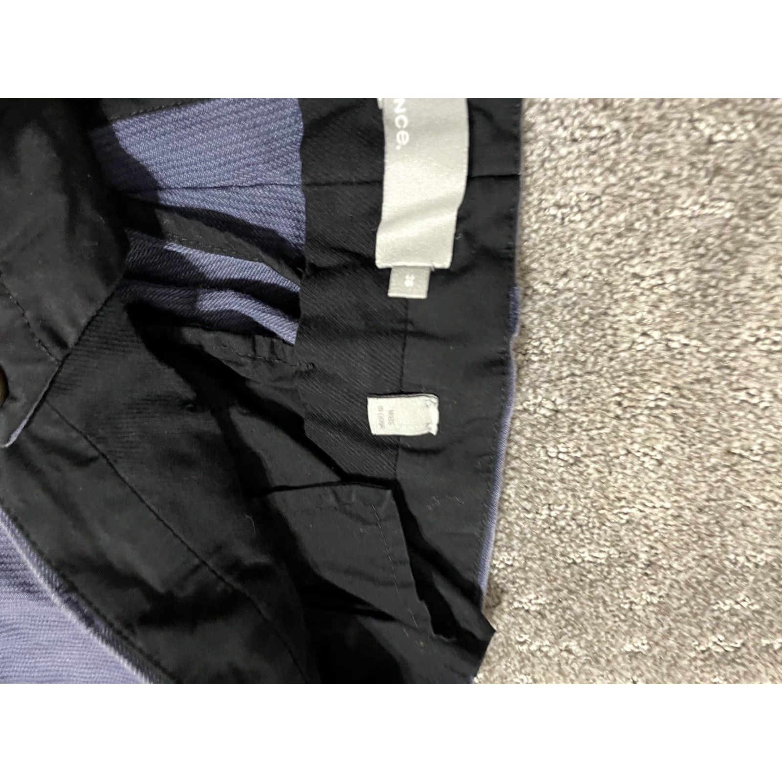 Vince Vince Mens Chino Pants Slacks Stretch Cotton Flat Front Blue 36 Pants Mens Size US 36 / EU 52 - 5 Thumbnail