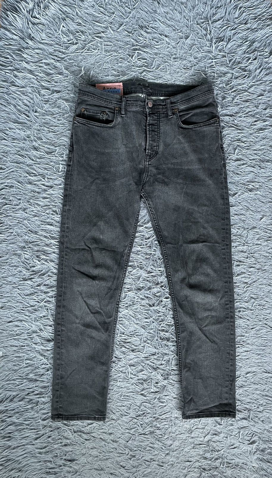 Acne Studios Acne Studios avant garde skinny fit graphite jeans denim Size US 32 / EU 48 - 1 Thumbnail