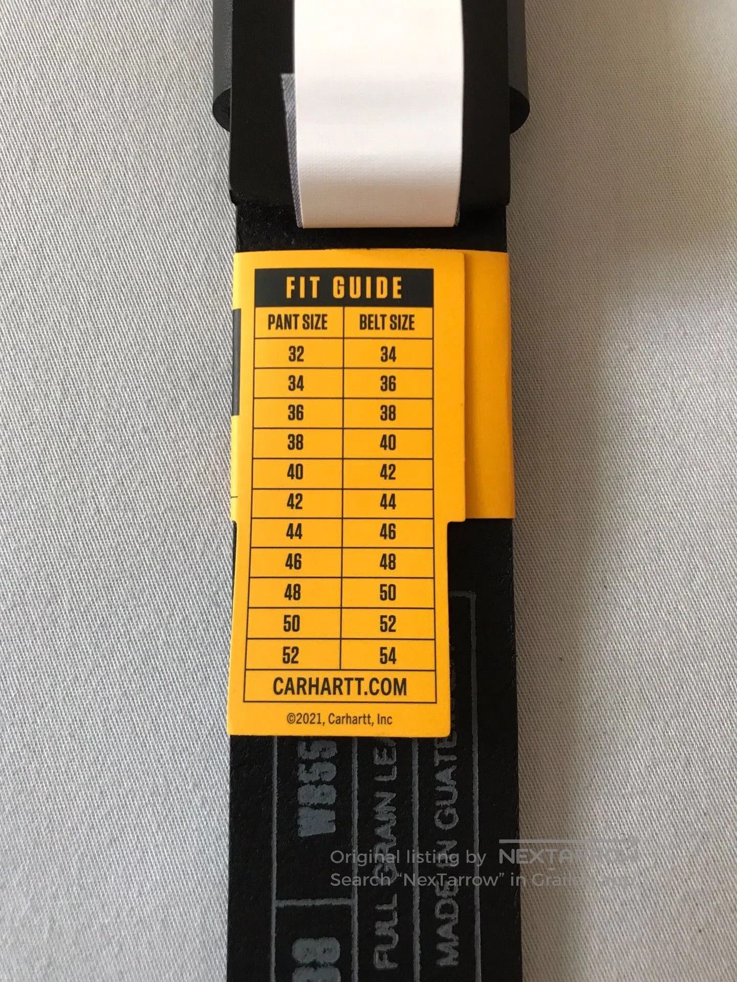Carhartt Carhartt Black Harness Leather Belt W38. Size ONE SIZE - 7 Thumbnail
