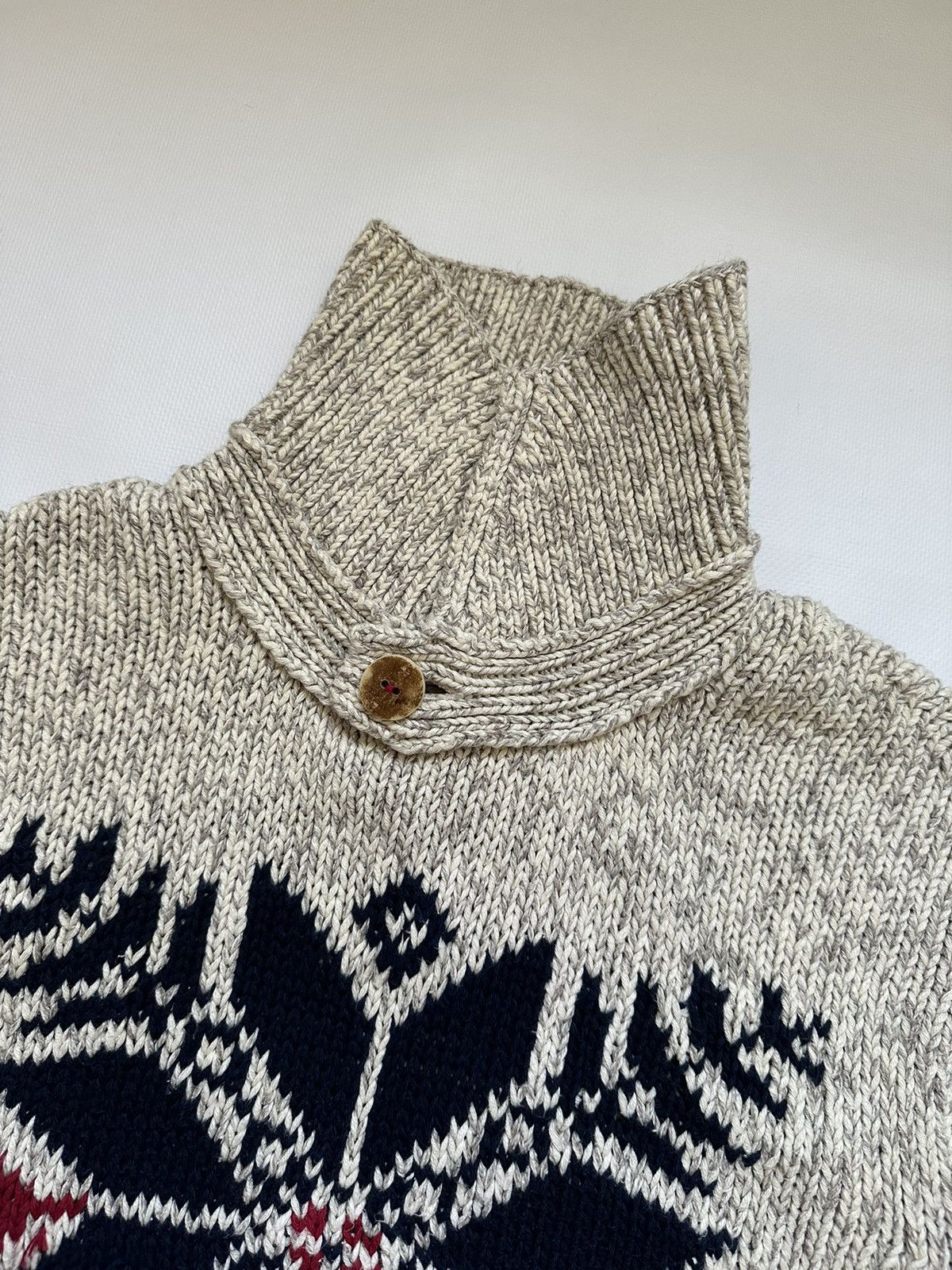 Polo Ralph Lauren VTG Polo Ralph Lauren Hand Knit Wool Silk Turtleneck Sweater Size US S / EU 44-46 / 1 - 8 Thumbnail