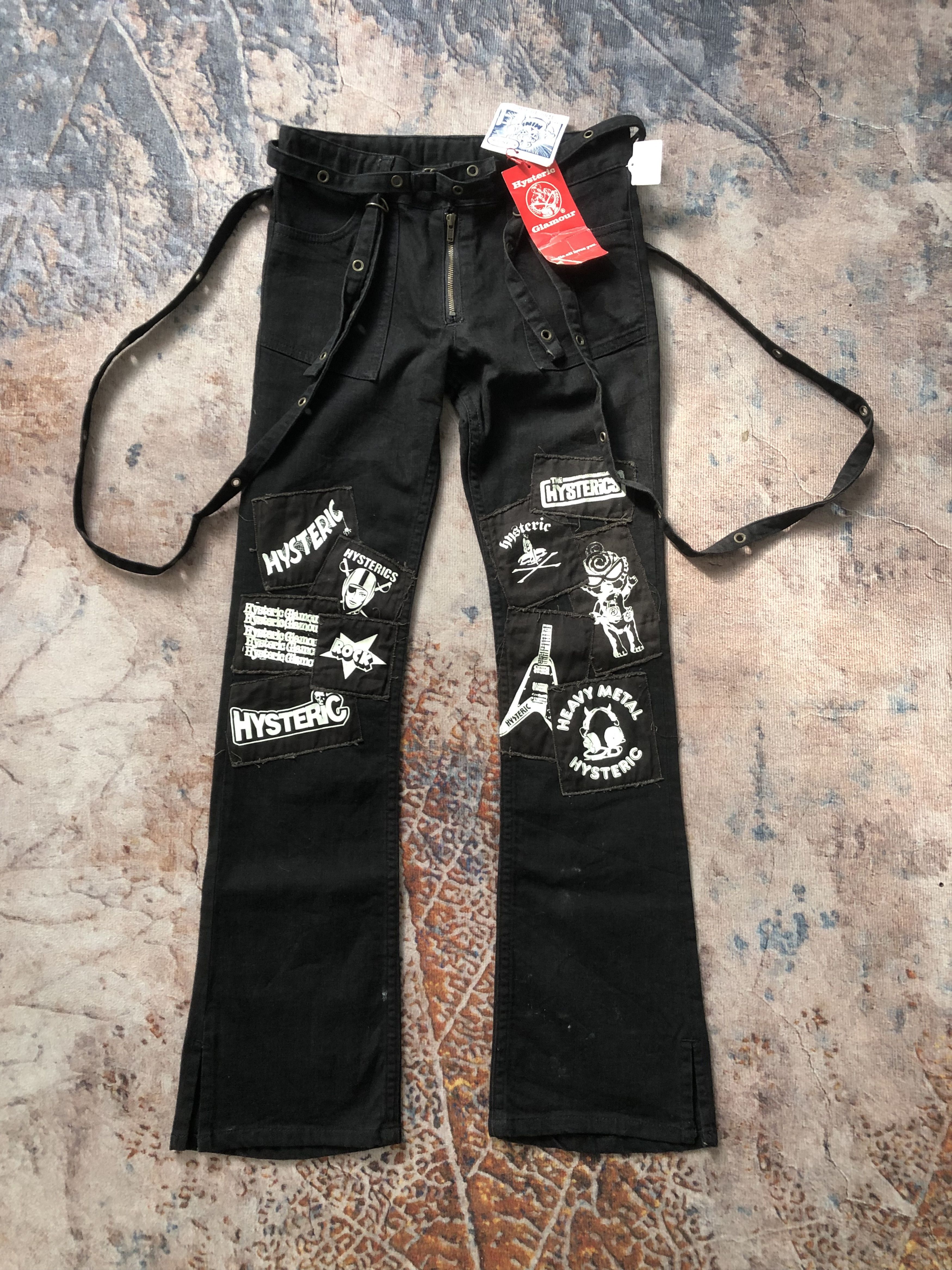 Hysteric Glamour Hysteric Glamour Distressted Patch Jeans Size US 26 / EU 42 - 1 Thumbnail