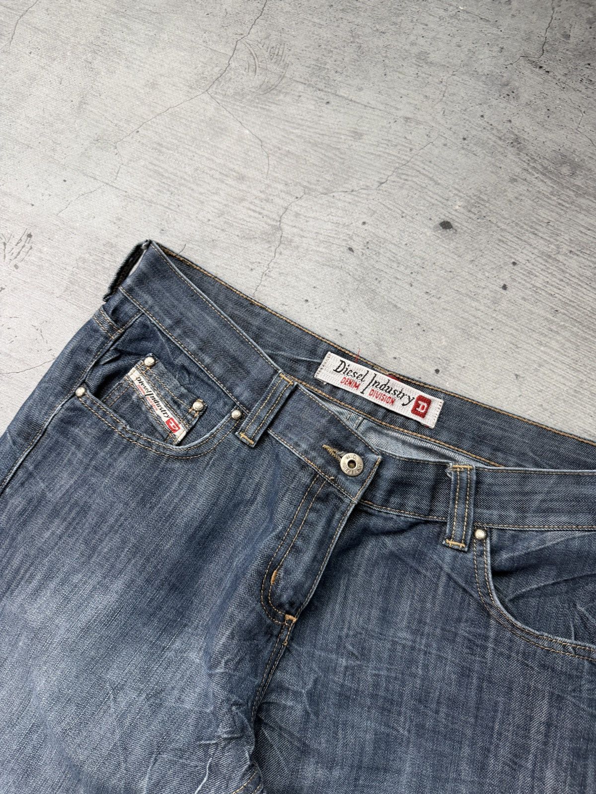 Diesel Vintage 90’s Diesel Jeans Avantgarde Pocket Designer Japanes Size US 34 / EU 50 - 6 Thumbnail