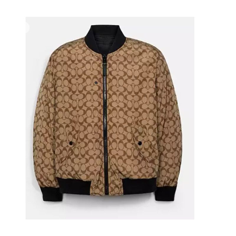 Coach Coach Reversible Signature Ma 1 Jacket M | Grailed