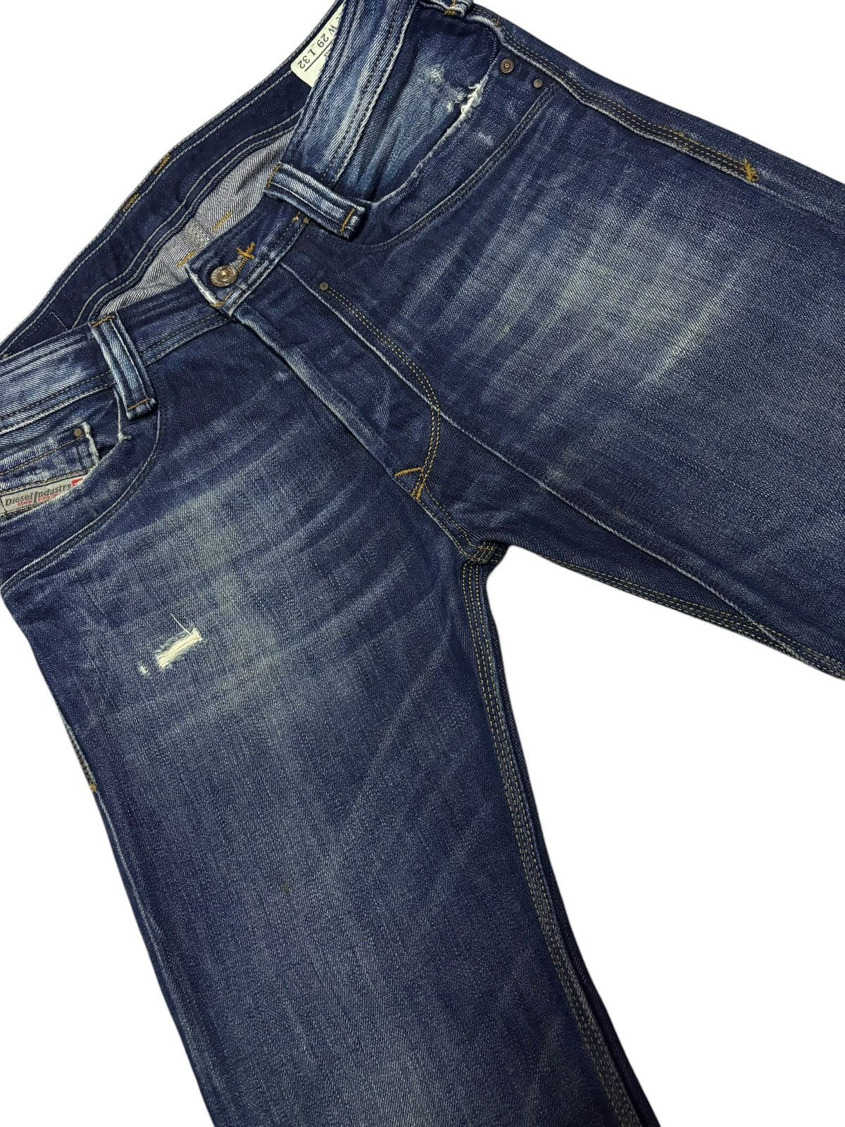 Diesel × Vintage Italy Diesel Timmen Baumwolle Faded Distressed Jeans Size US 32 / EU 48 - 3 Thumbnail