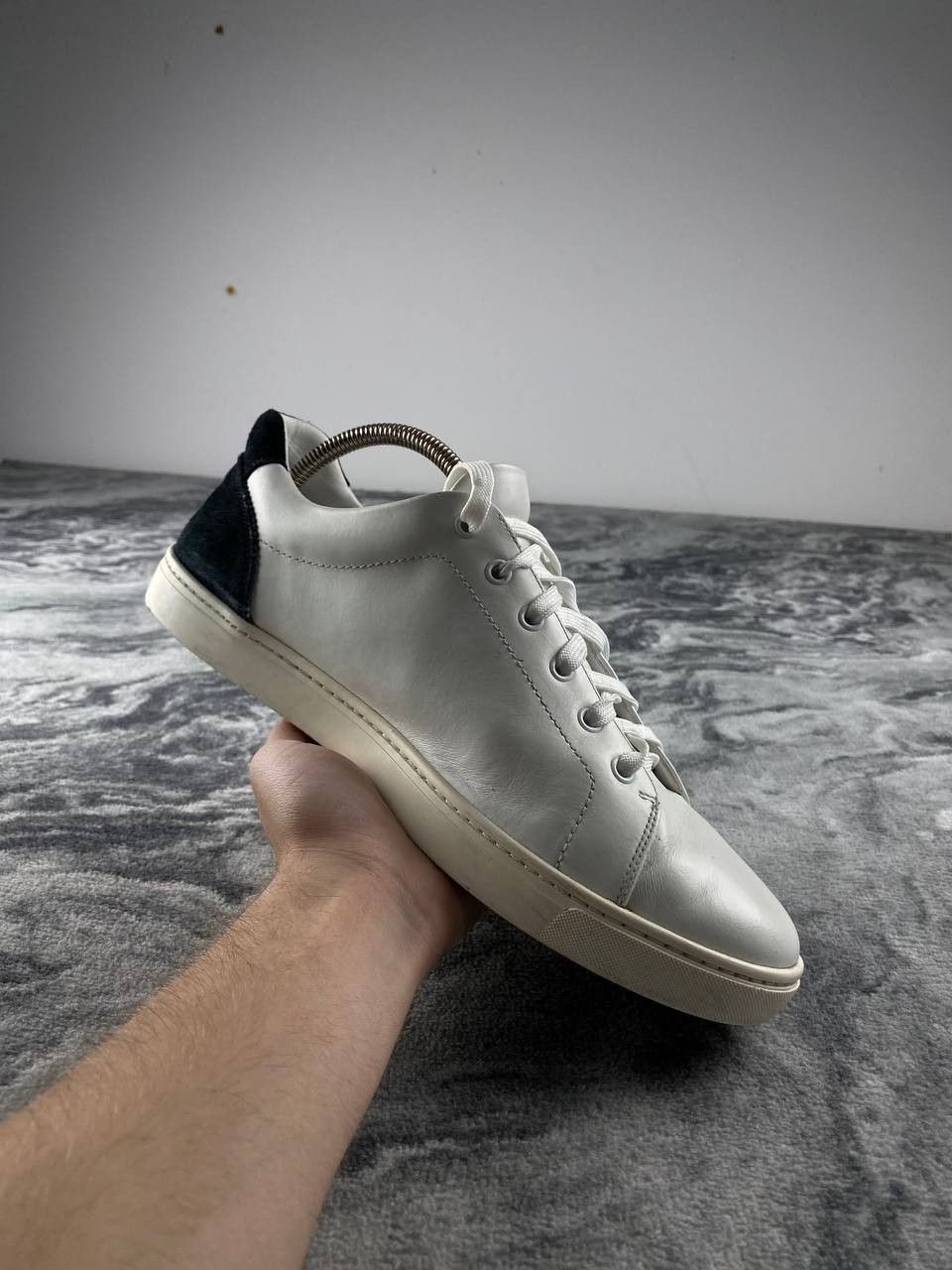 Dolce & Gabbana Dolce & Gabbana Leather Sneakers Men Size 9 White Size US 9 / EU 42 - 7 Thumbnail