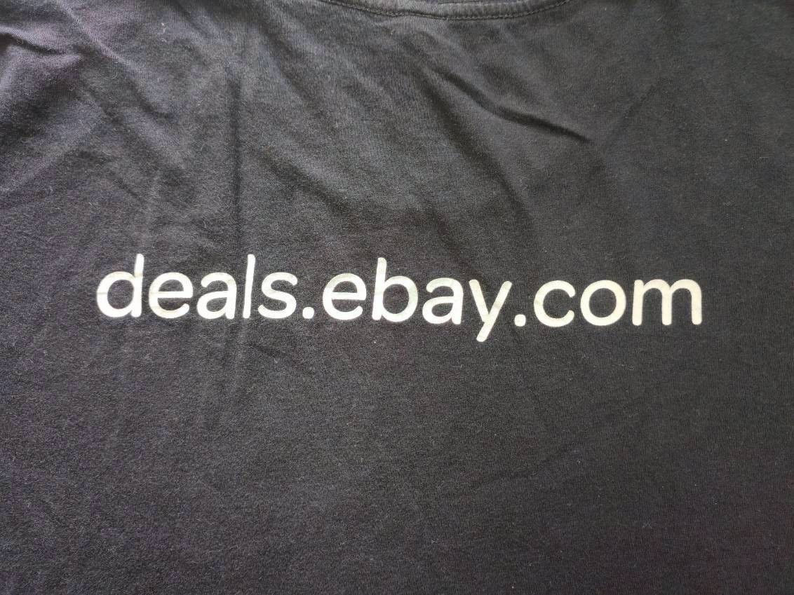 Canvas 00s ebay deals dot com vintage t shirt black medium 19.5/27 Size US M / EU 48-50 / 2 - 4 Thumbnail