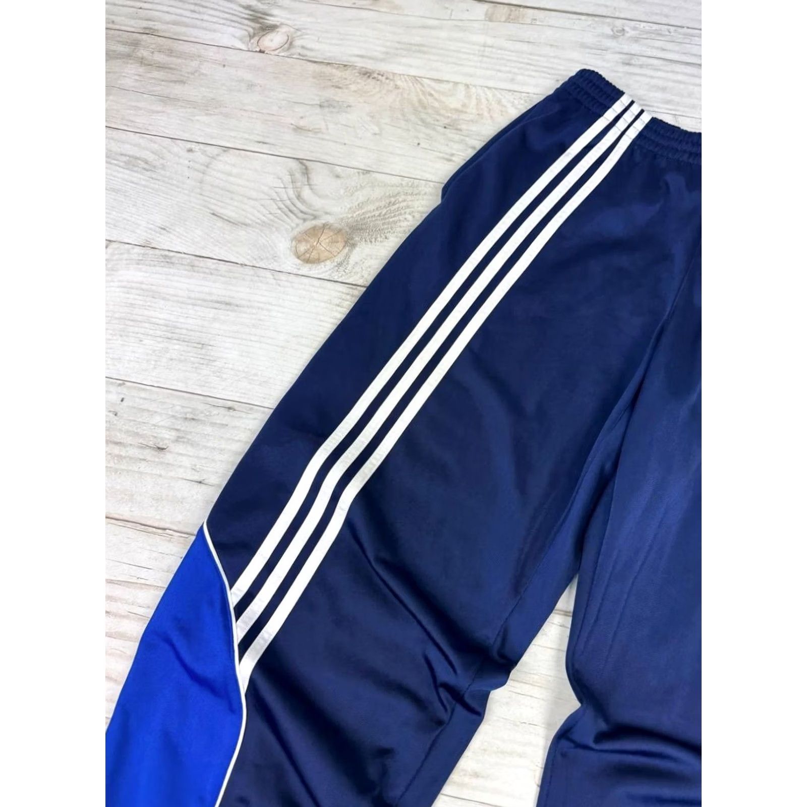 Adidas VINTAGE Adidas Tracksuit 2 Piece Men Size L Blue 00s Y2K Jacket Pants Size 42R - 7 Thumbnail