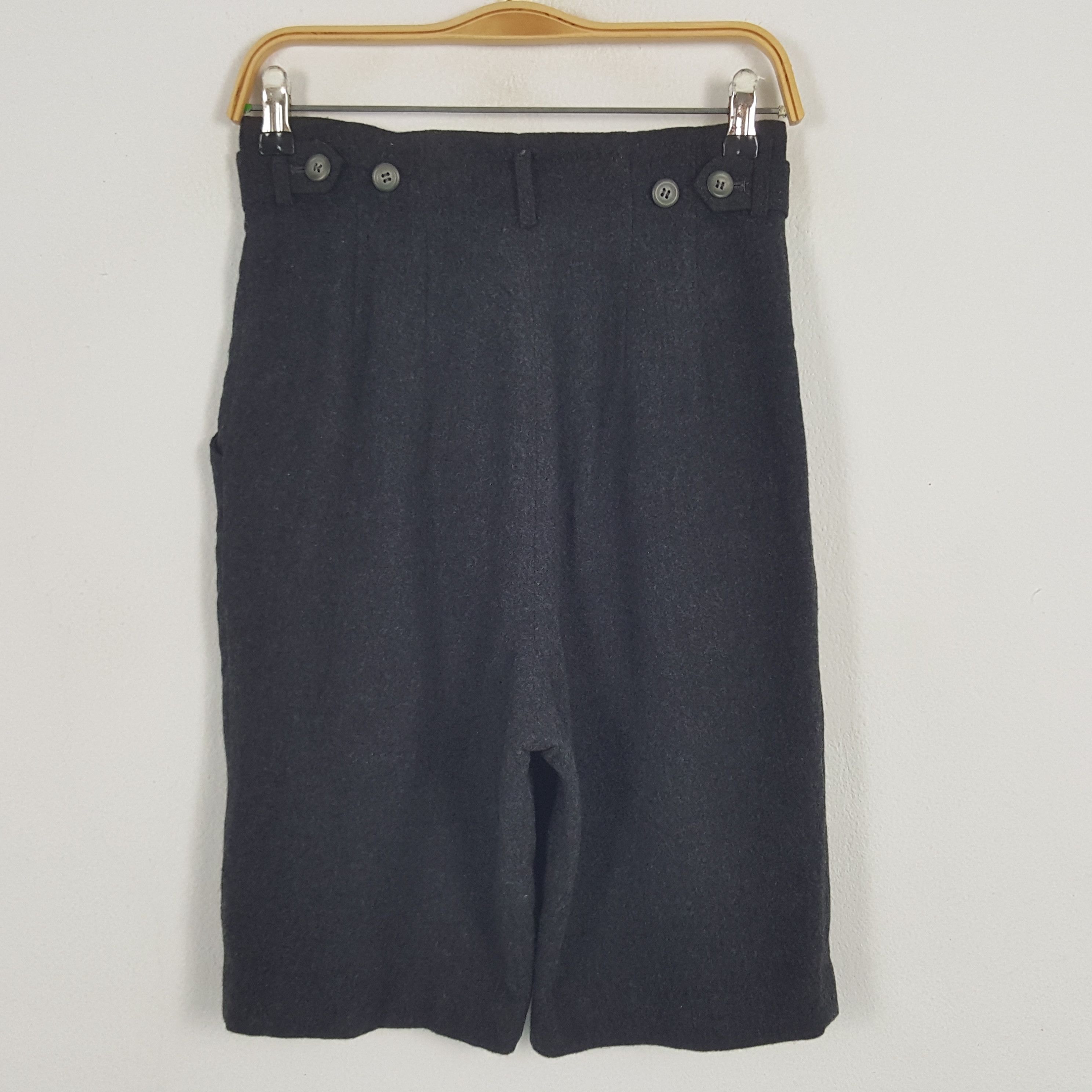 Hai Sporting Gear × Issey Miyake × Vintage Vintage Hai Sporting Gear by Issey Miyake Wool Short Pants Size US 27 - 3 Thumbnail