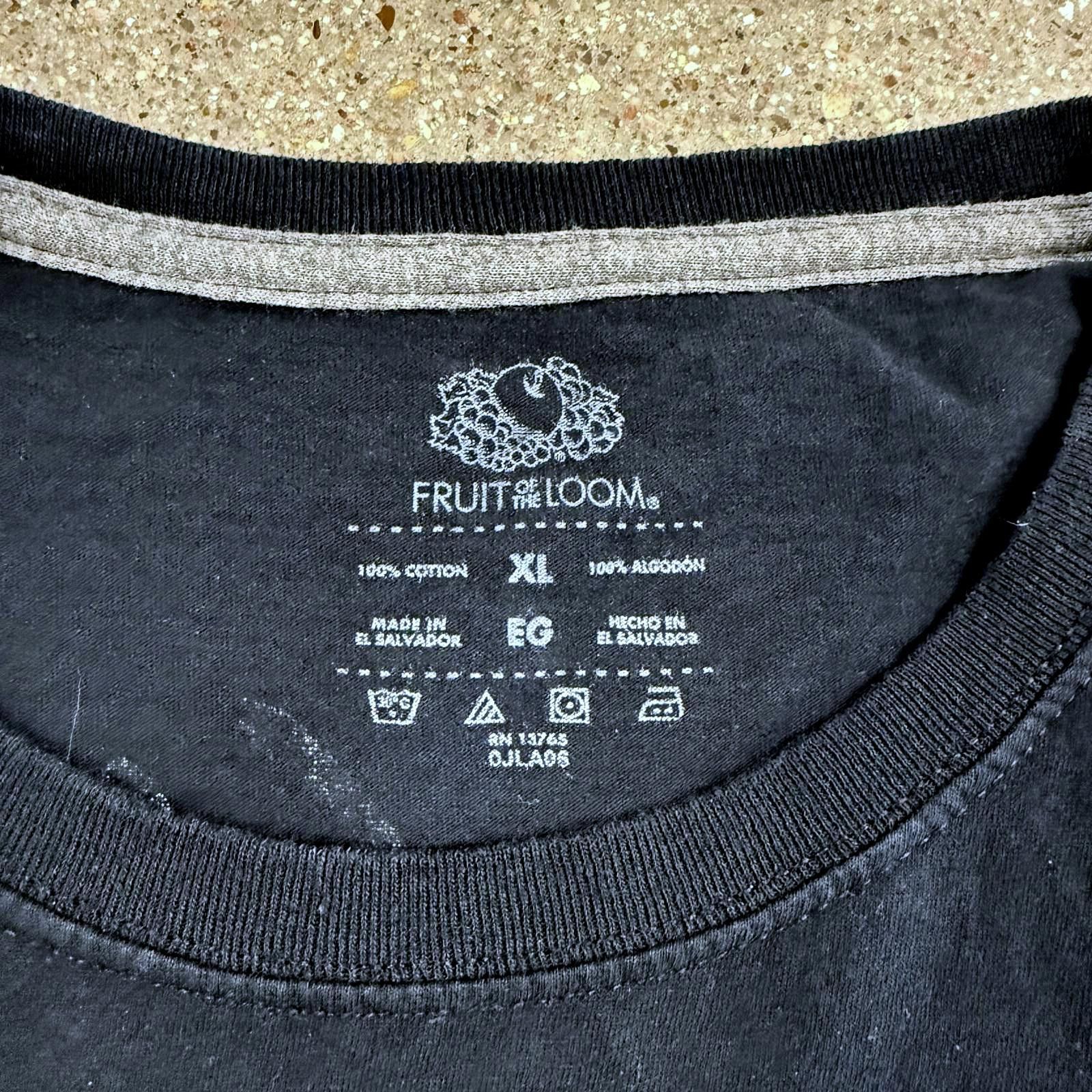 Fruit Of The Loom Phil Collins Not Dead Yet Concert Tour 2019 T-Shirt XL Size US L / EU 52-54 / 3 - 3 Thumbnail