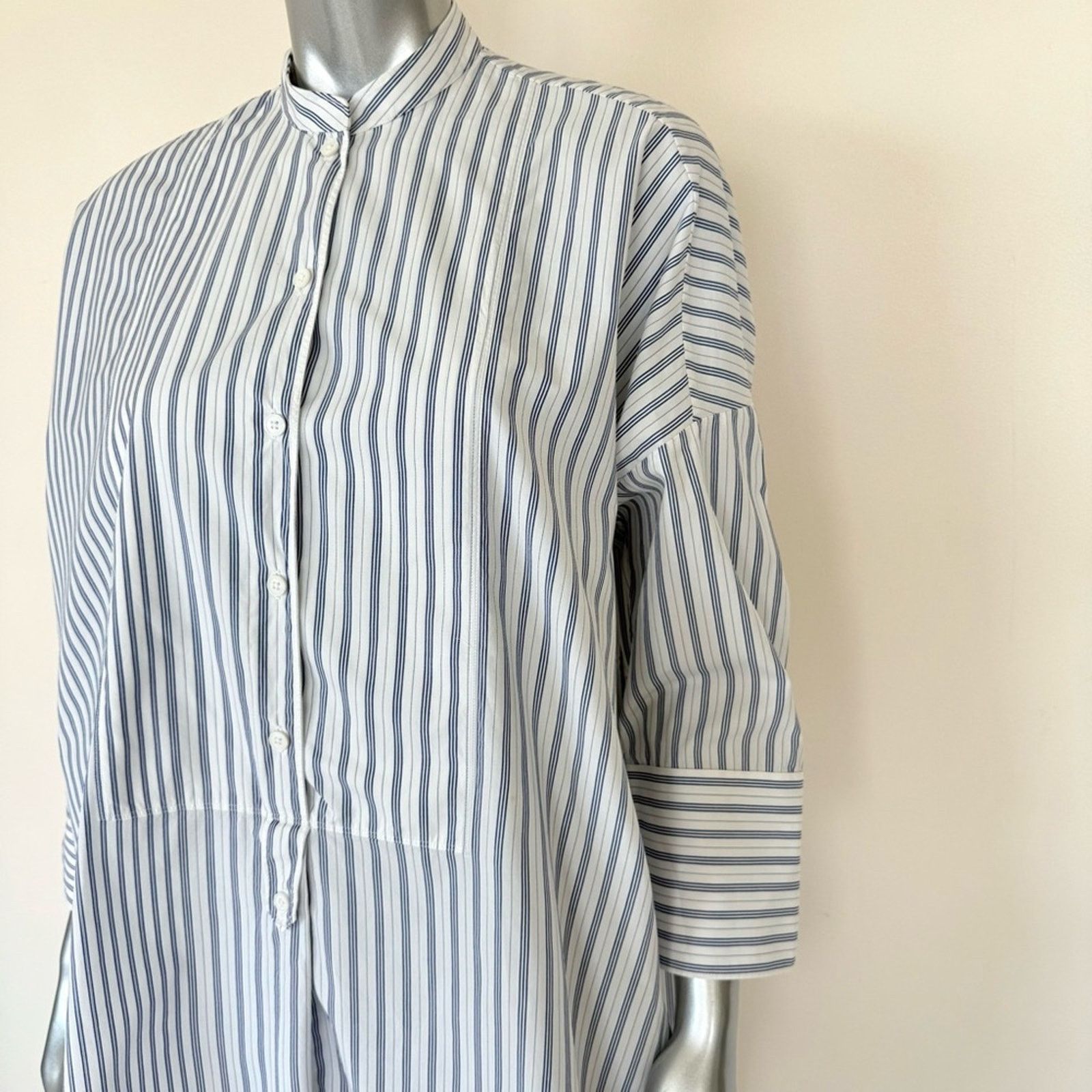 Jil Sander JIL SANDER women oversized blouse size 36IT Authentic 1200$ Size XS / US 0-2 / IT 36-38 - 3 Thumbnail