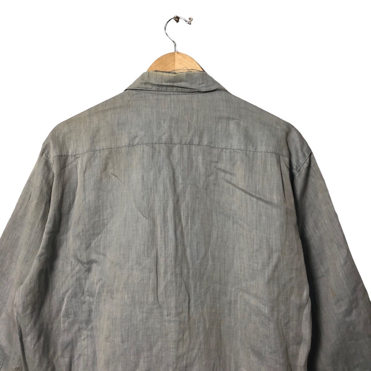 Burberry Vintage Burberrys Faded Embroidery Logo Zipper Ups Jacket Size US L / EU 52-54 / 3 - 9 Thumbnail
