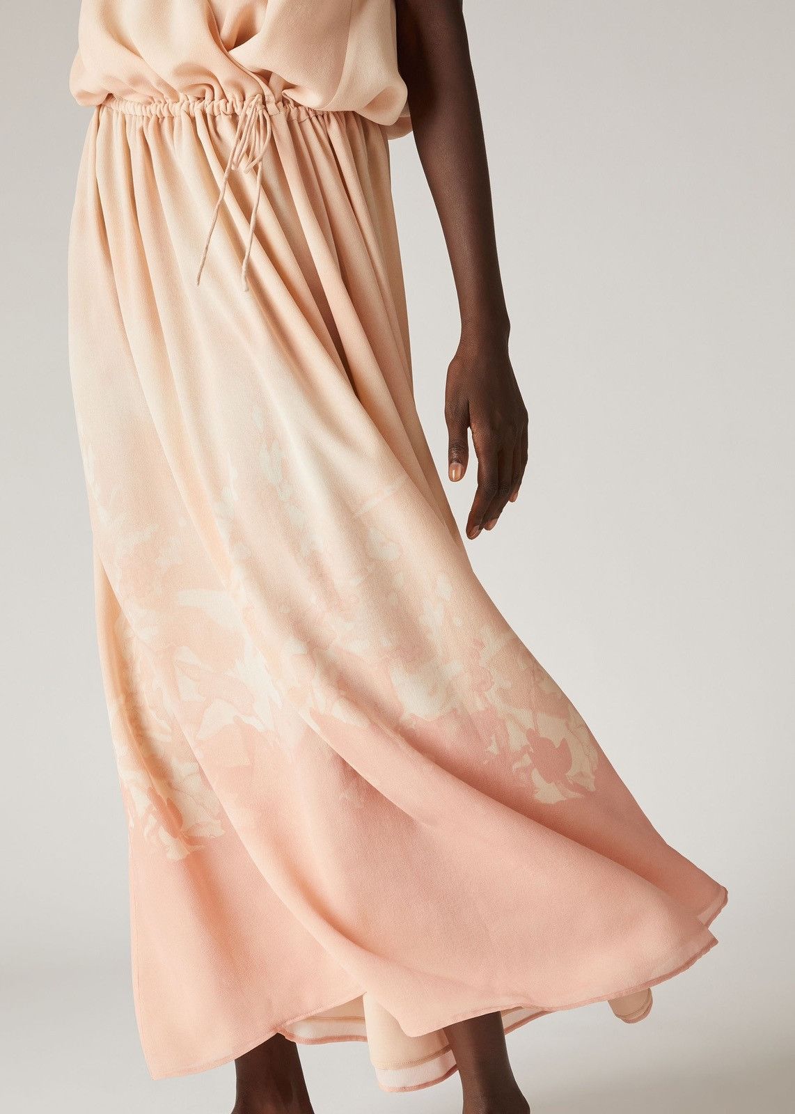 Loro Piana o1srvl11e0824 Aleesha Seaside Maxi Dress in Pink Size XL / US 12-14 / IT 48-50 - 6 Thumbnail