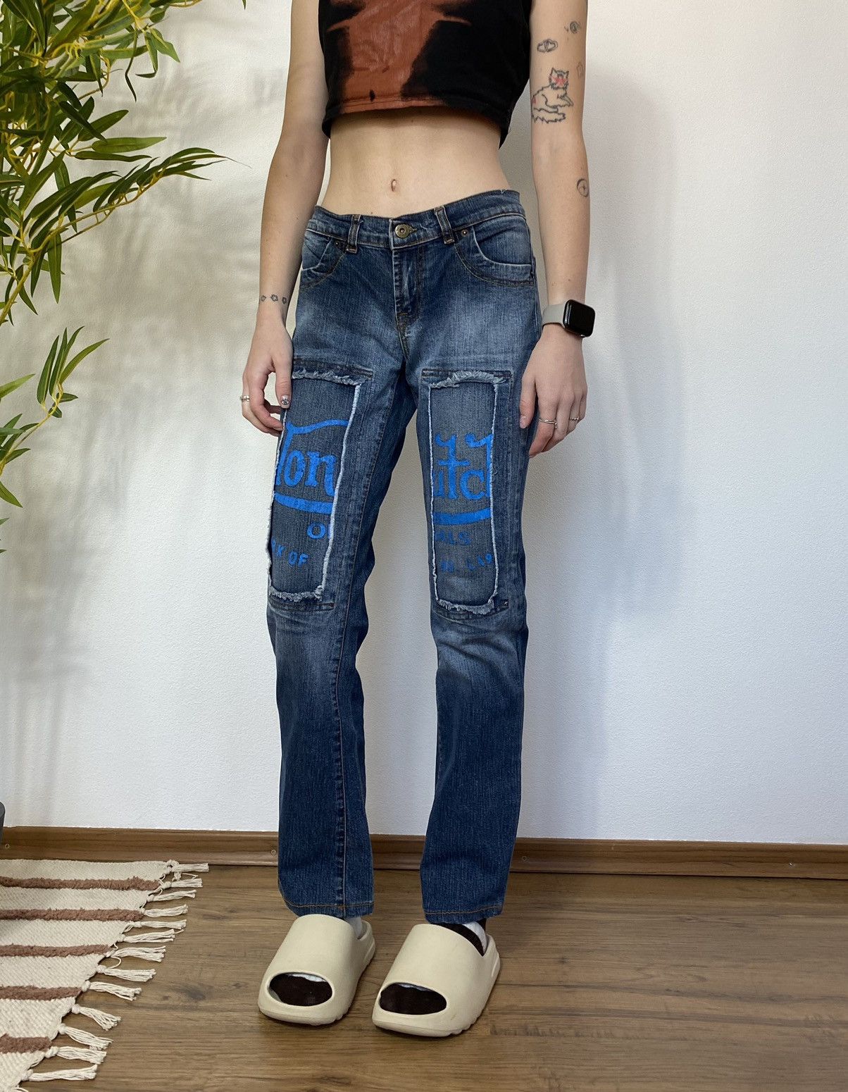 Von Dutch VINTAGE VON DUTCH WASHED JEANS Size 27" / US 4 / IT 40 - 2 Thumbnail