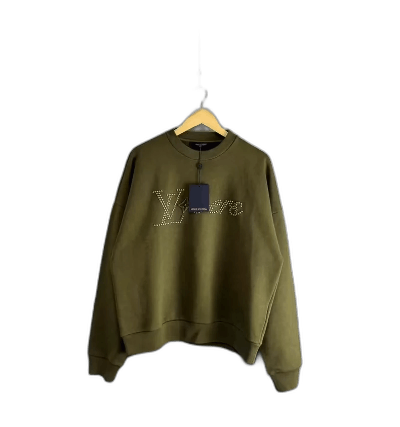 Louis Vuitton Louis Vuitton Green Logo Sweatshirt S Size-yf Size US S / EU 44-46 / 1 - 1 Thumbnail