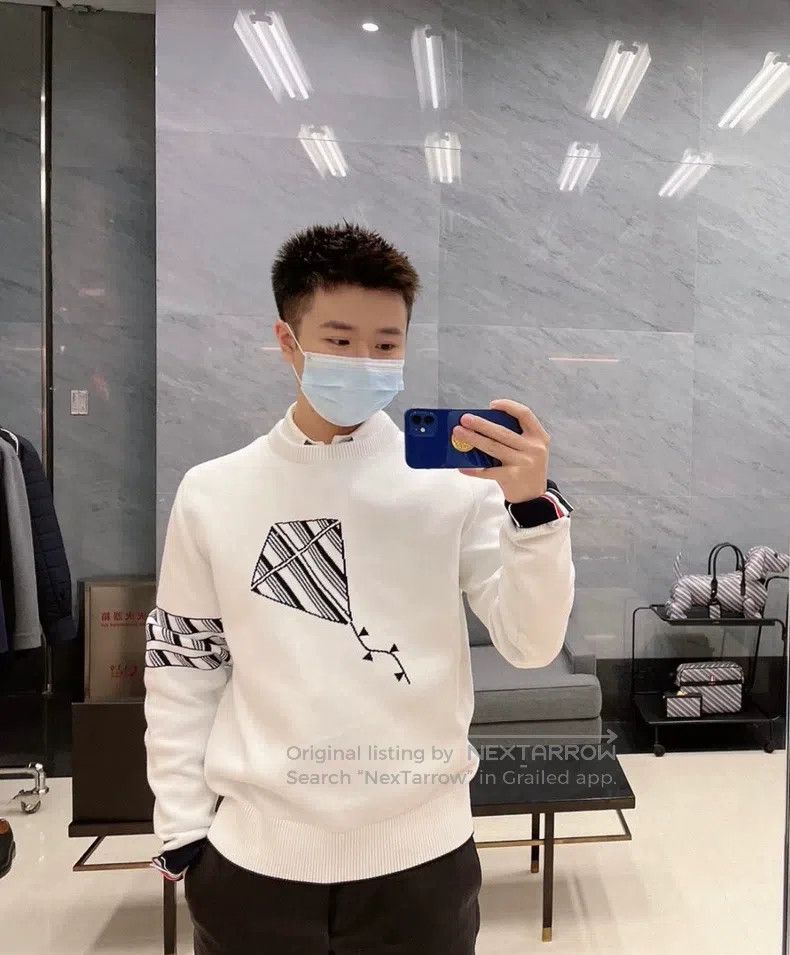 Thom Browne Thom Browne Knit Sweater Size US XL / EU 56 / 4 - 5 Thumbnail