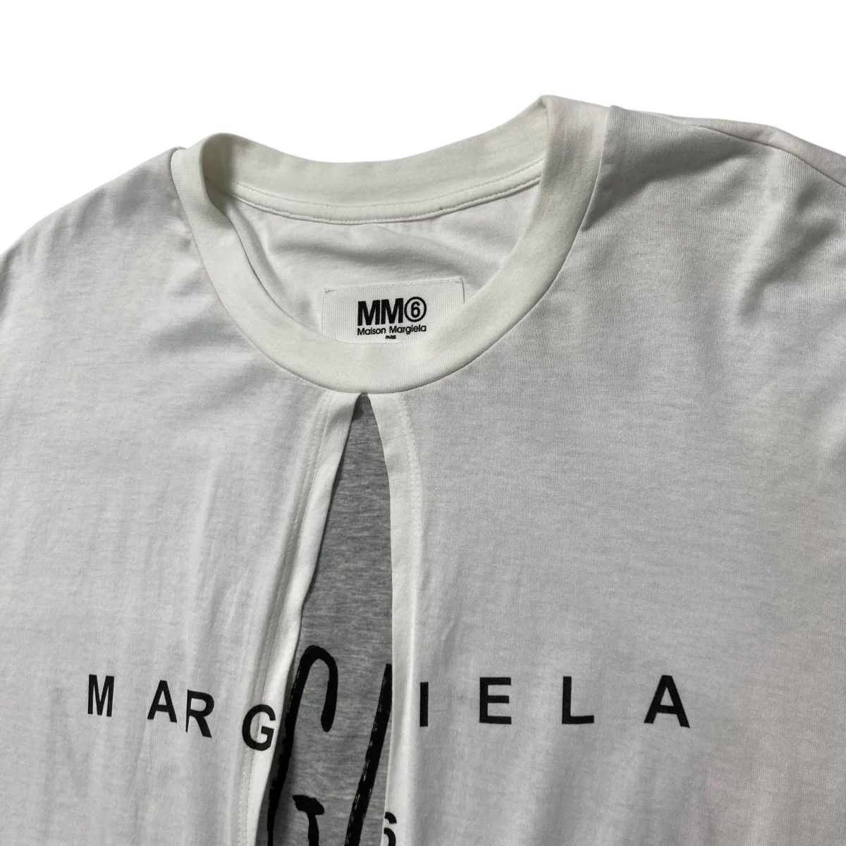 Maison Margiela Logo Layered Long Sleeve Tee Size US S / EU 44-46 / 1 - 3 Thumbnail