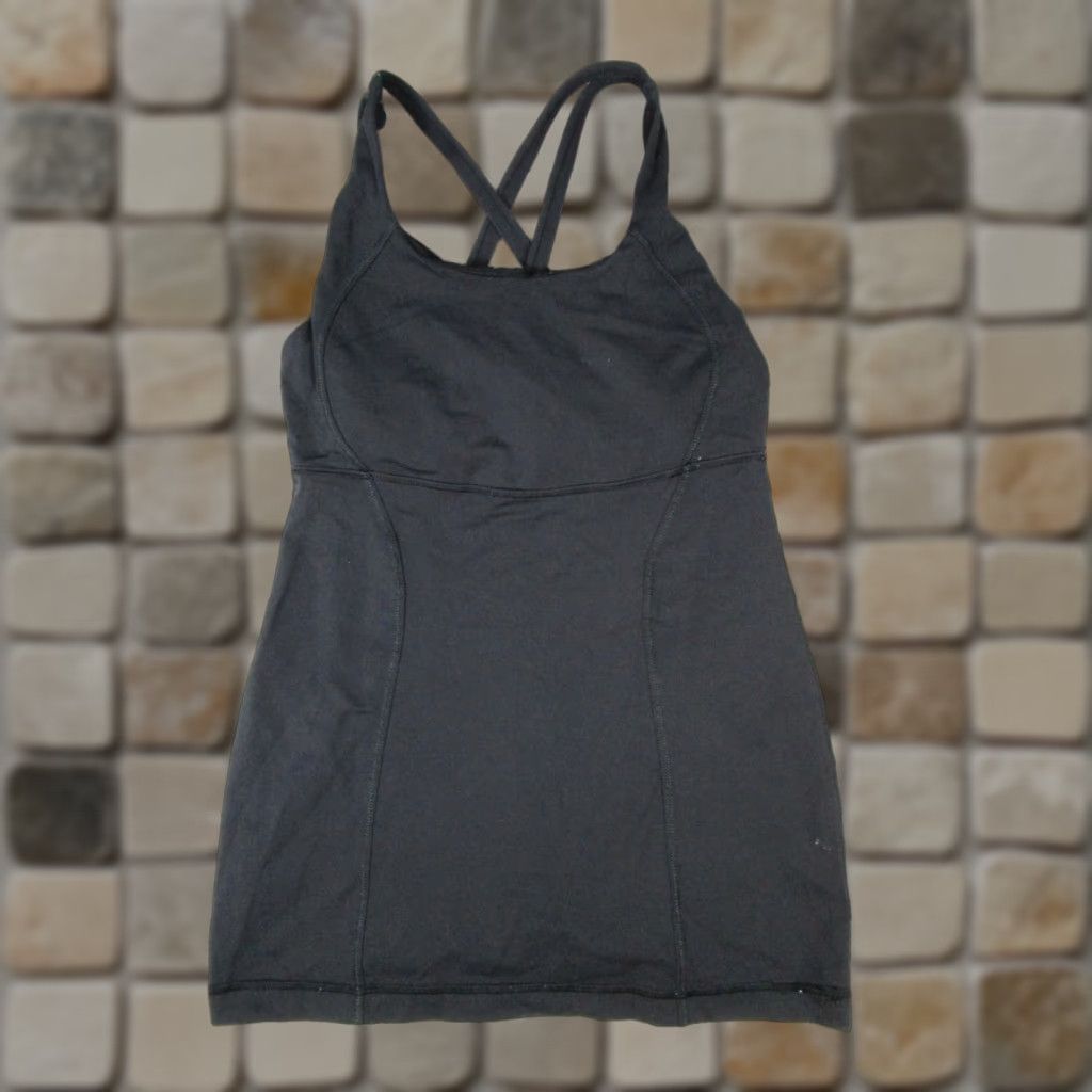 Lululemon VINTAGE Lululemon Energy Tank Womens XS Black Top Pullover Tank Shirt Athletic Gym & Training 90s Mens Womens Size XS / US 0-2 / IT 36-38 - 1 Thumbnail