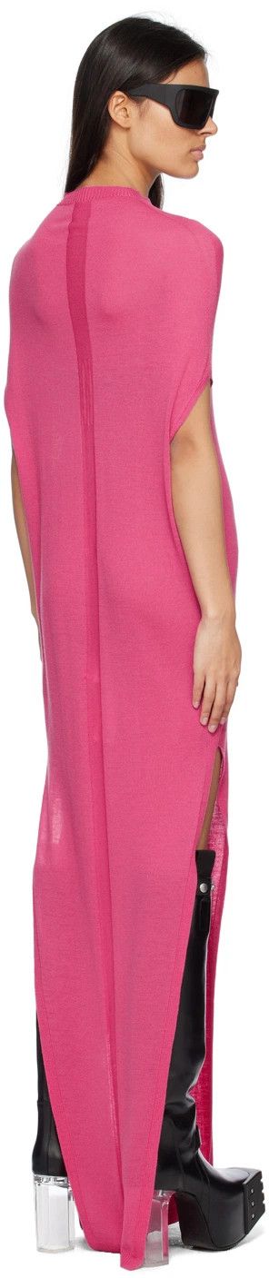 Rick Owens o1y0126 Maxi Dress in Fuchsia Size S / US 4 / IT 40 - 3 Thumbnail