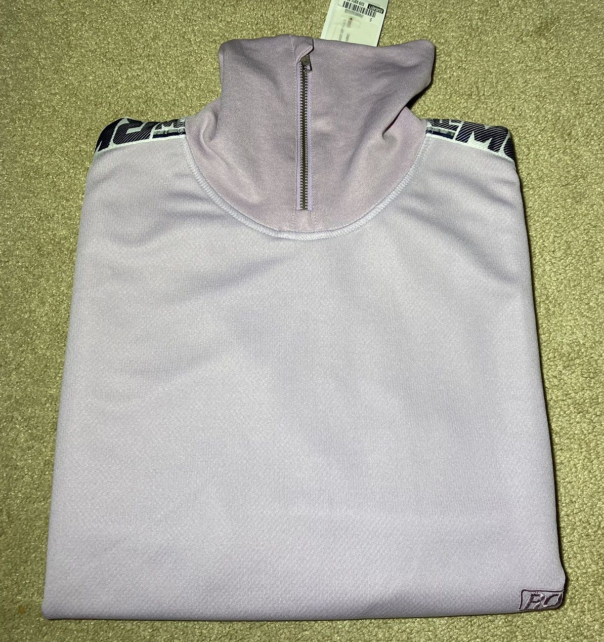 image of New Ss22 Martine Rose Purple Quarter Mr Sport Track Jacket in Lilac, Men's (Size Small)