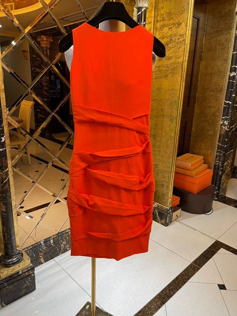 Versace Versace Sunset orange dress Size M / US 6-8 / IT 42-44 - 3 Thumbnail