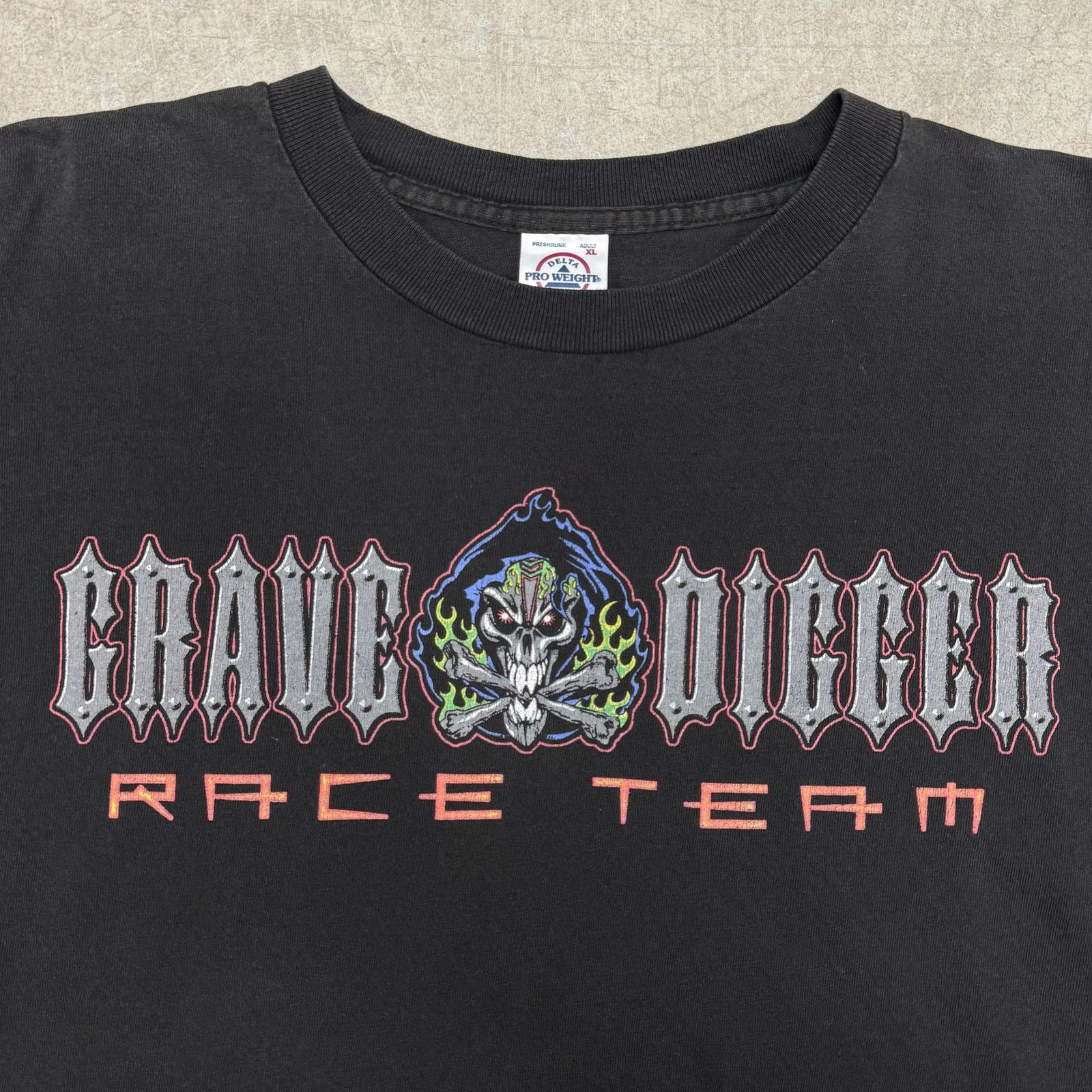 Vintage Vintage Grave Digger Longsleeve Size US XL / EU 56 / 4 - 4 Thumbnail