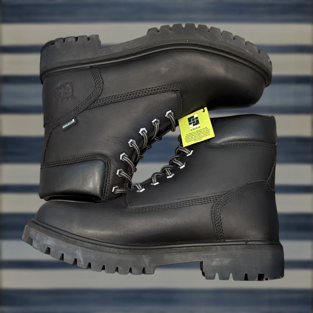 Timberland Timberland Pro Boot Mens US 10 Black Steel Toe Waterproof Insulated Direct Attach 6-Inch Size US 8 / EU 41 - 1 Thumbnail