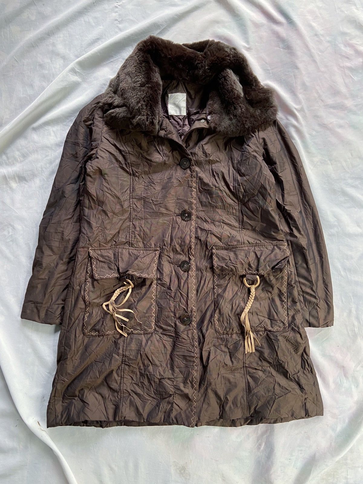 Japanese Brand JAPANESE PARIENNE COAT FUR JACKET Size US M / EU 48-50 / 2 - 1 Thumbnail