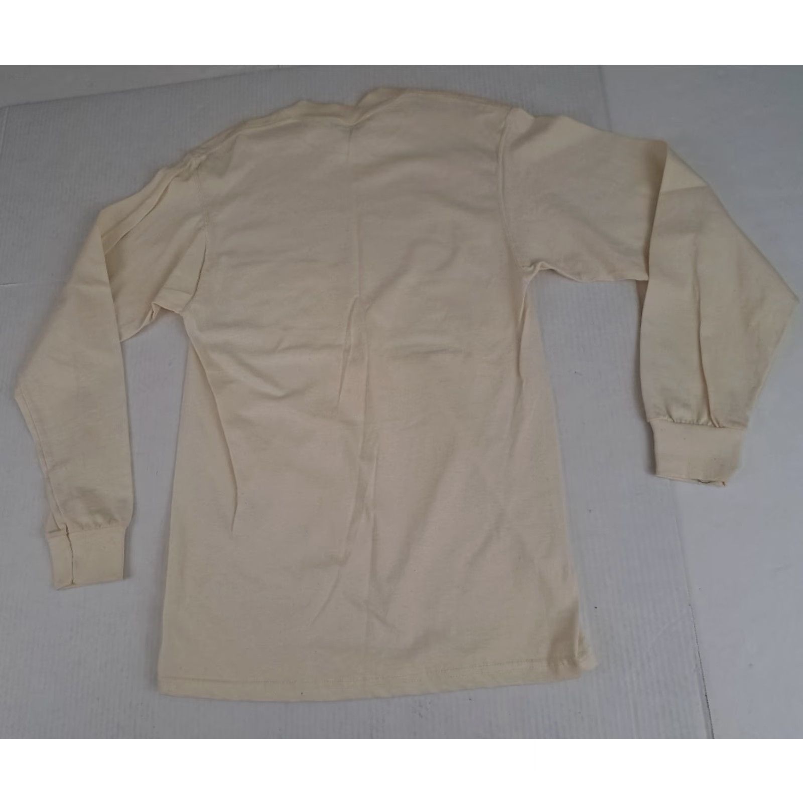 Vintage VINTAGE Ivory Long Sleeve T-Shirt Disus Discus Athletic USA Made Men M Ivory Size US M / EU 48-50 / 2 - 6 Thumbnail