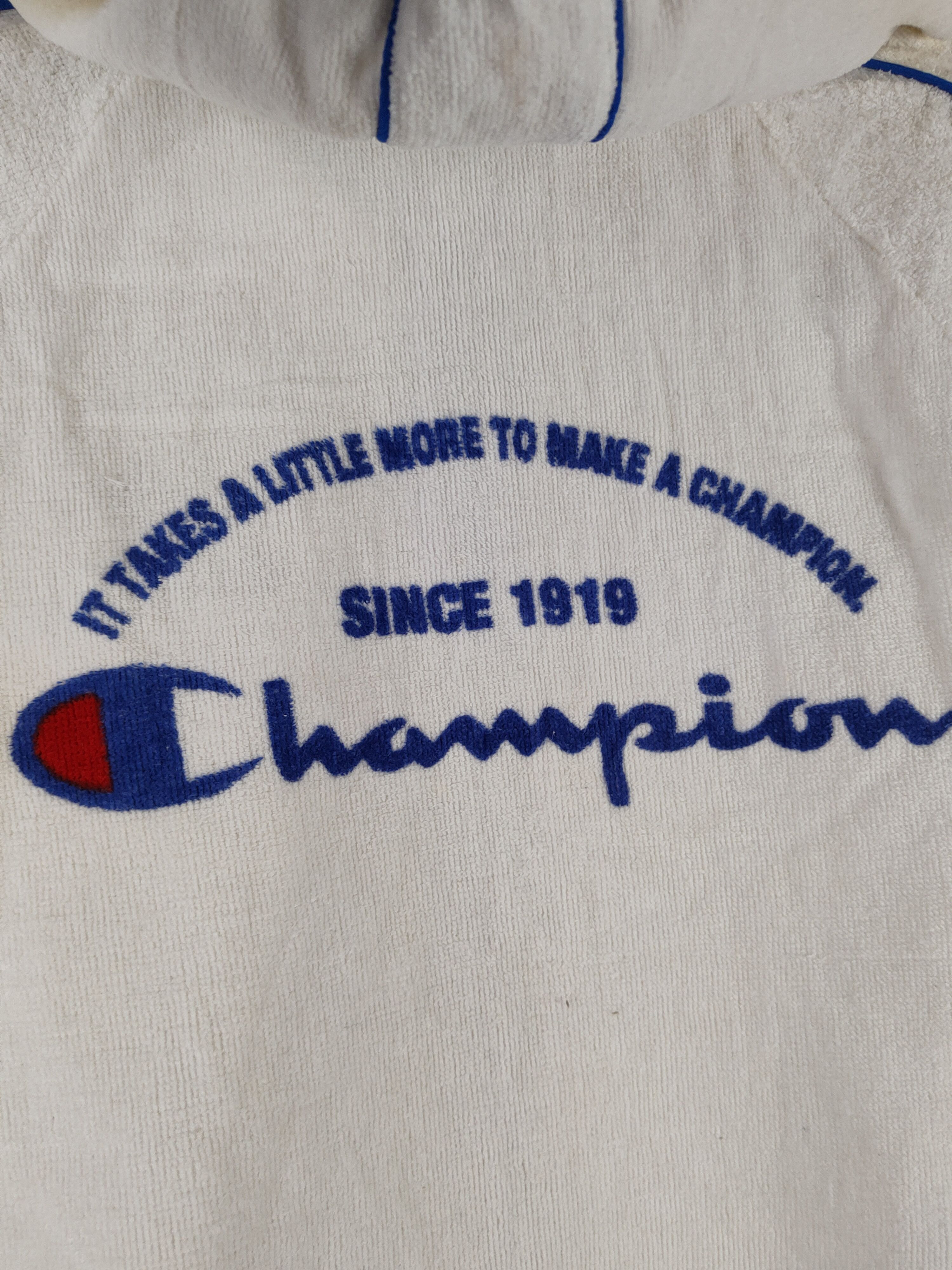 Champion × Vintage DL Champion White Hoodie Knitwear Sweaters #878 Size US M / EU 48-50 / 2 - 8 Thumbnail