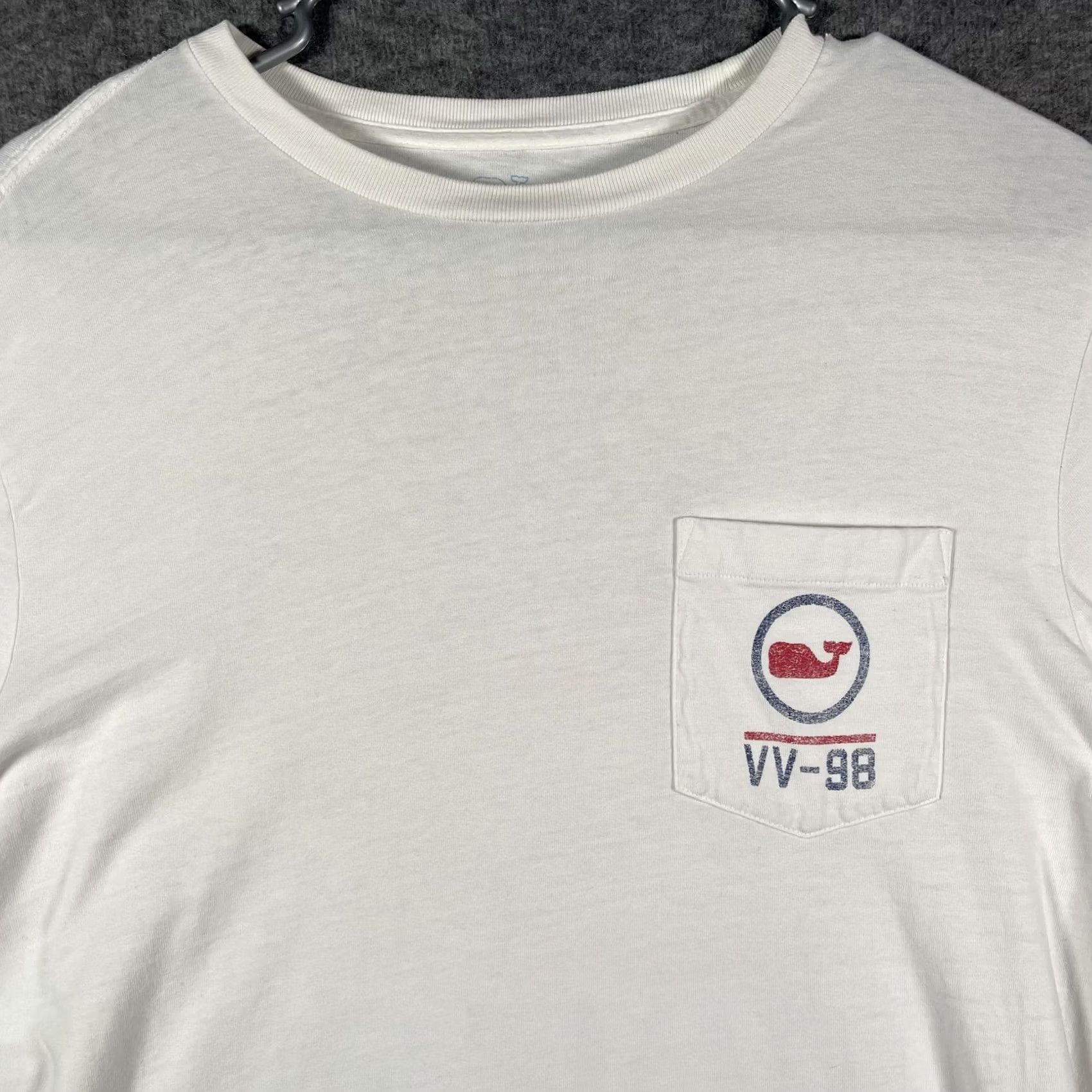Vineyard Vines Vineyard Vines Shirt Mens Small White VV-98 Whale Logo Long Sleeve Tee Preppy Size US S / EU 44-46 / 1 - 2 Thumbnail