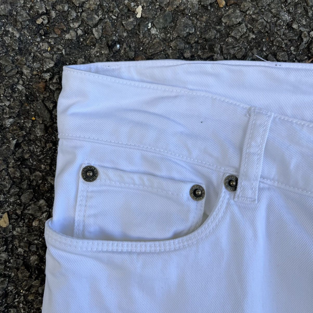 Prada PRADA CONTOUR FIT SLIM DENIM WHITE PANTS Size US 29 - 4 Thumbnail