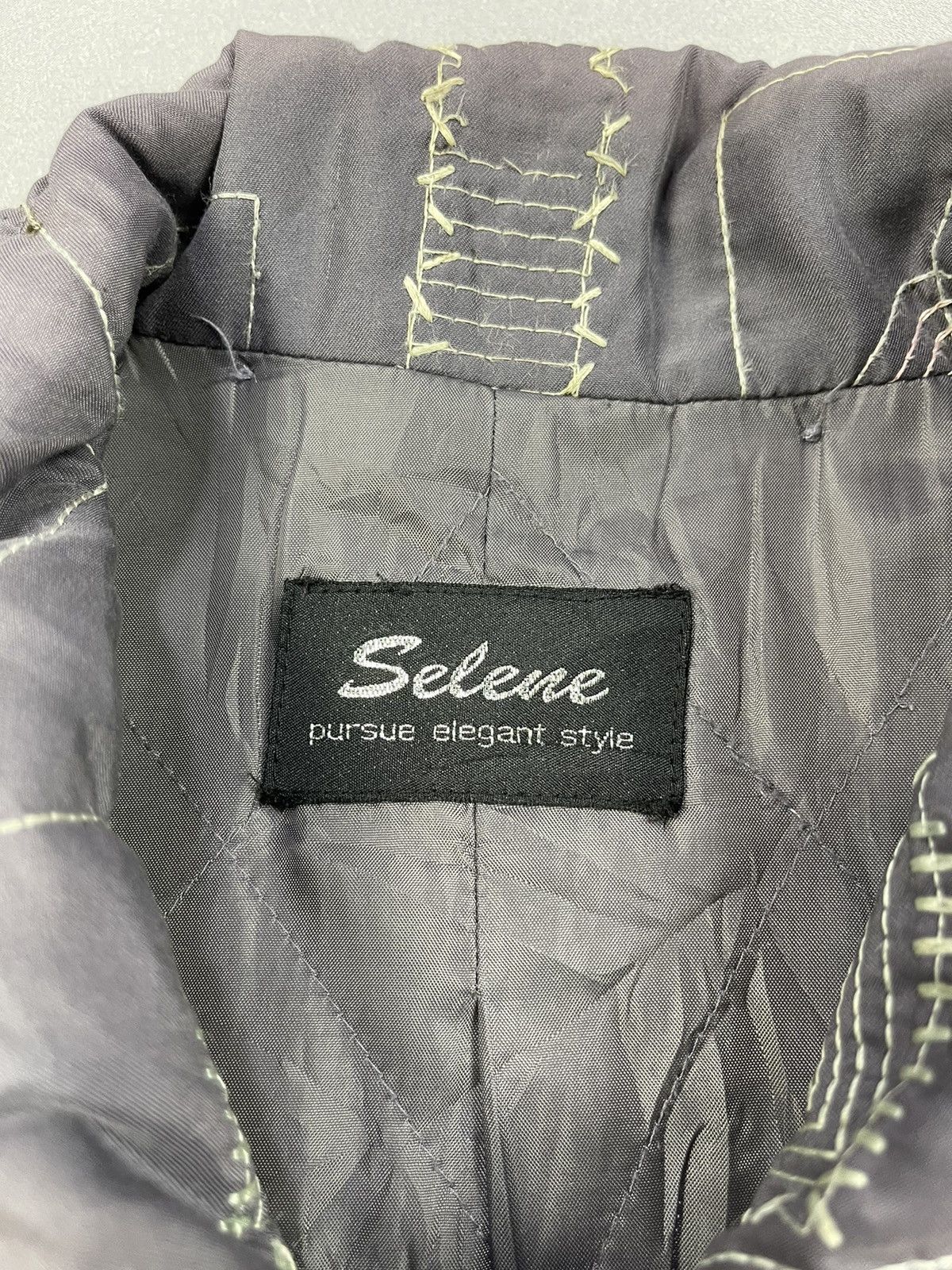 Japanese Brand Patchwork Sashiko Style Quilted Chore Jacket Size US M / EU 48-50 / 2 - 6 Thumbnail