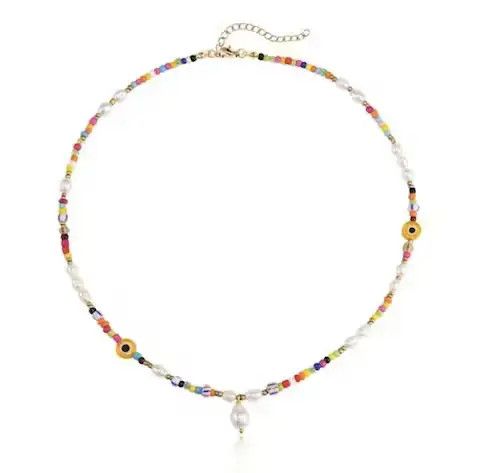 Japanese Brand × Vintage Punk unisex beaded necklace alternative industrial chain Size ONE SIZE - 4 Thumbnail