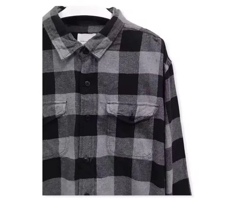 American Eagle Outfitters American Eagle Plaid Tartan Flannel Shirt Size US XL / EU 56 / 4 - 3 Thumbnail