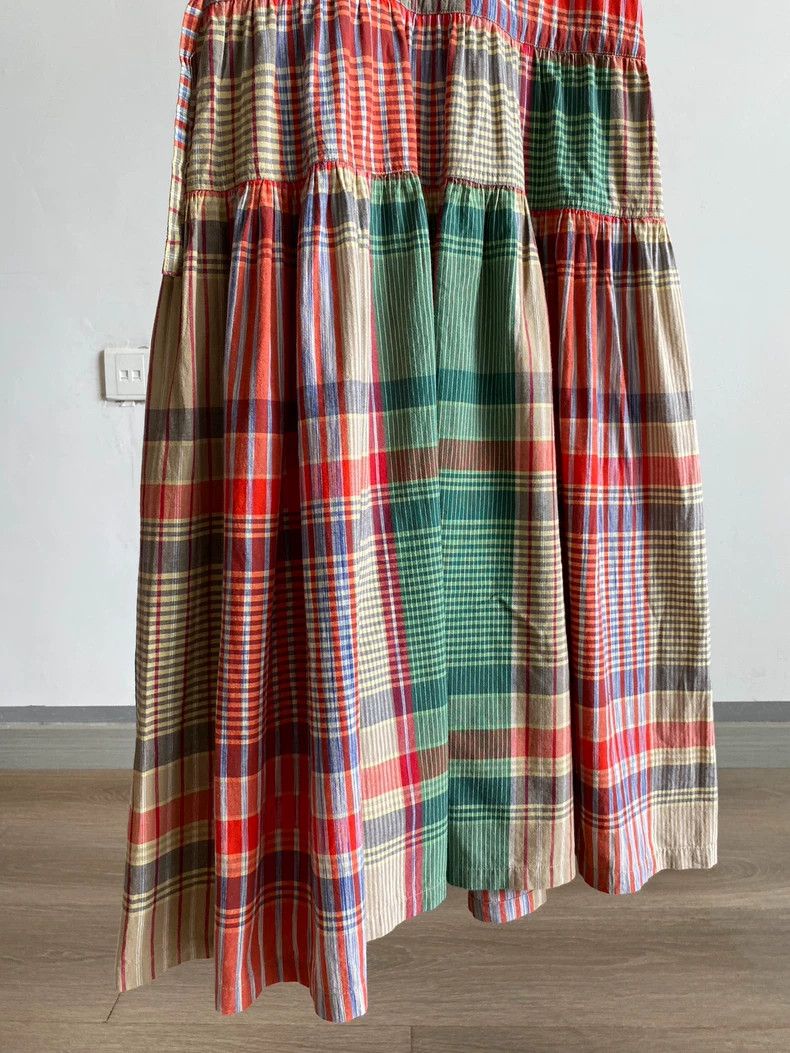 Issey Miyake Issey Miyake size:one size Pure cotton checkered corset dr Size XS / US 0-2 / IT 36-38 - 7 Thumbnail