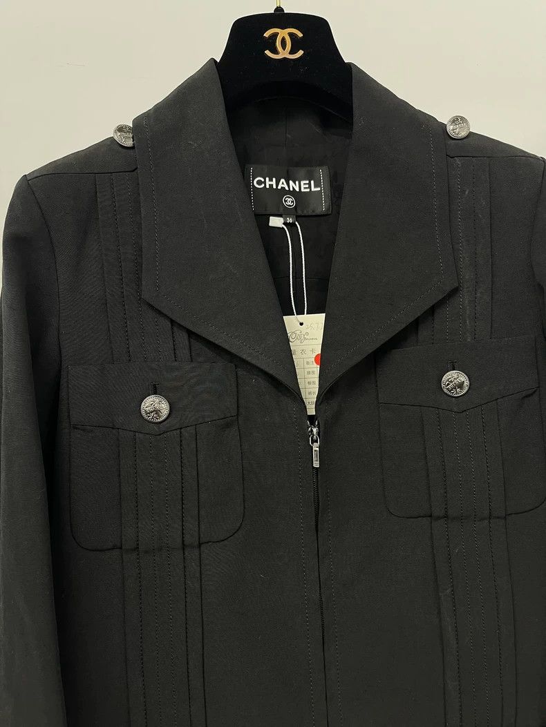 Chanel Chanel Cuban series old black blazer Size XS / US 0-2 / IT 36-38 - 2 Thumbnail