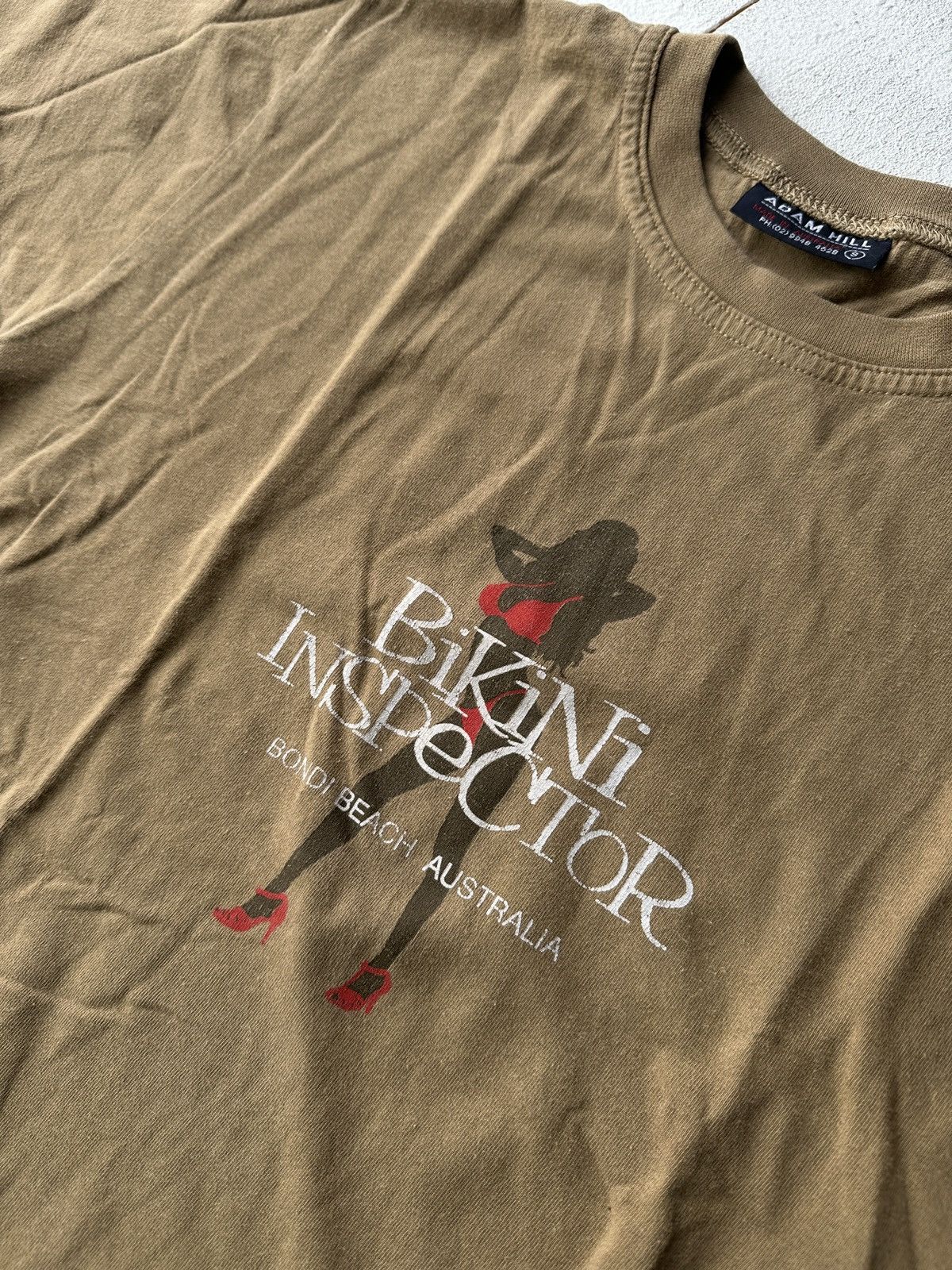 Vintage 🚨 VNTG BIKINI INSPECTOR SEXY 18+ Australia Tee Shirt Size US S / EU 44-46 / 1 - 6 Thumbnail