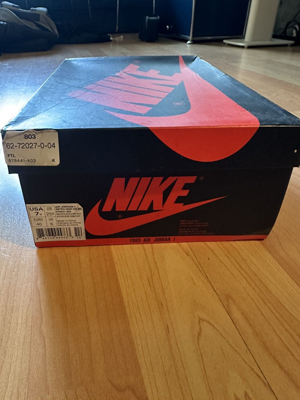 Jordan Brand Jordan 1 Game Royal size 7Y Size US 7 / EU 40 - 11 Thumbnail