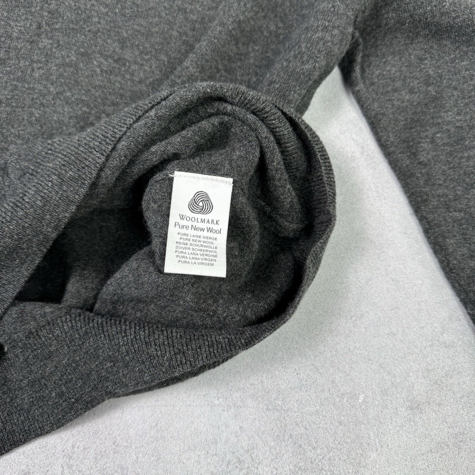 Lacoste Vintage Lacoste Wool Sweater Hooded Men Size 5 Grey Size US L / EU 52-54 / 3 - 22 Thumbnail