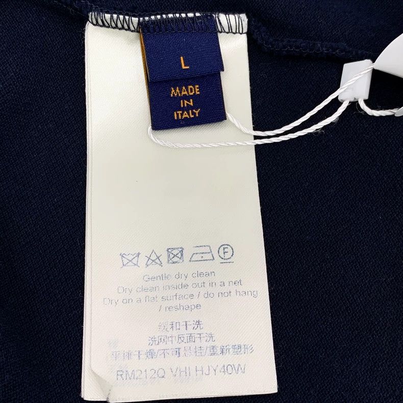 Louis Vuitton Louis Vuitton Navy checkerboard cotton crewneck short-slee Size US L / EU 52-54 / 3 - 7 Thumbnail